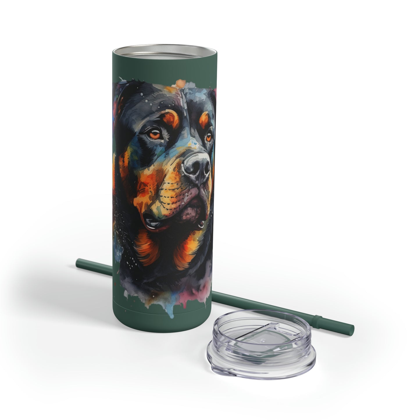 Rottweiler 3 Maars Maker Skinny Matte Tumbler, 20oz