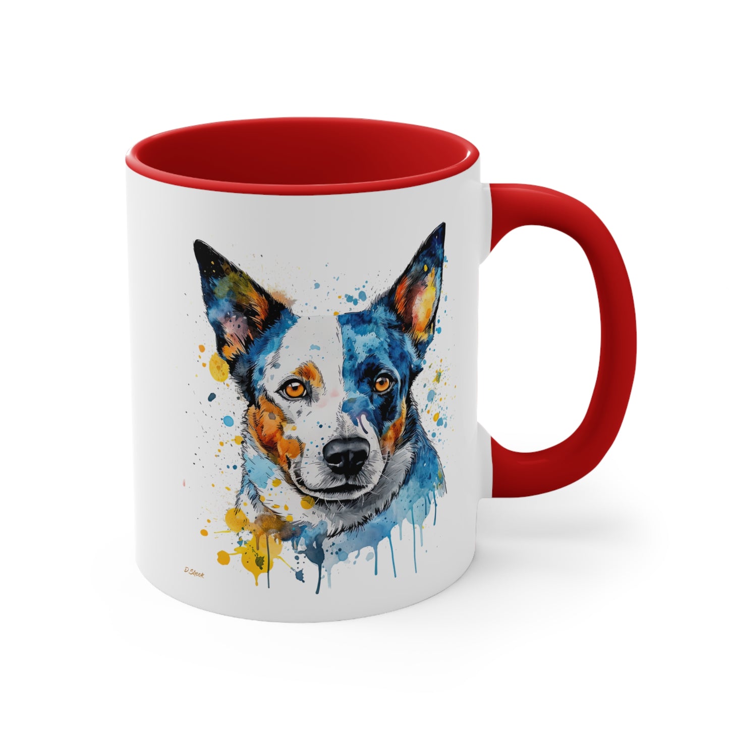 Blue Heeler 2 Accent Mugs