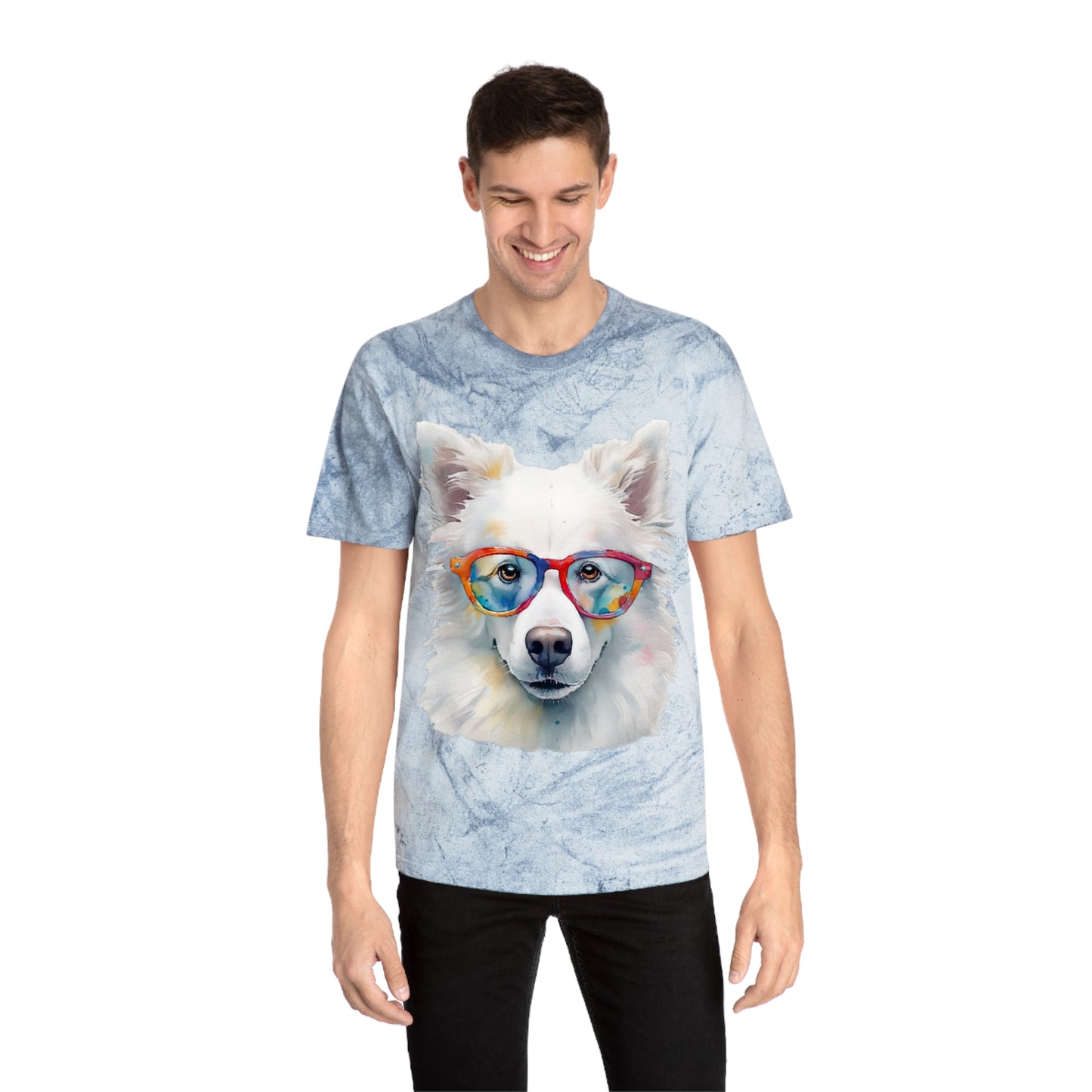 American Eskimo Dog 5 Unisex Color Blast T-Shirt