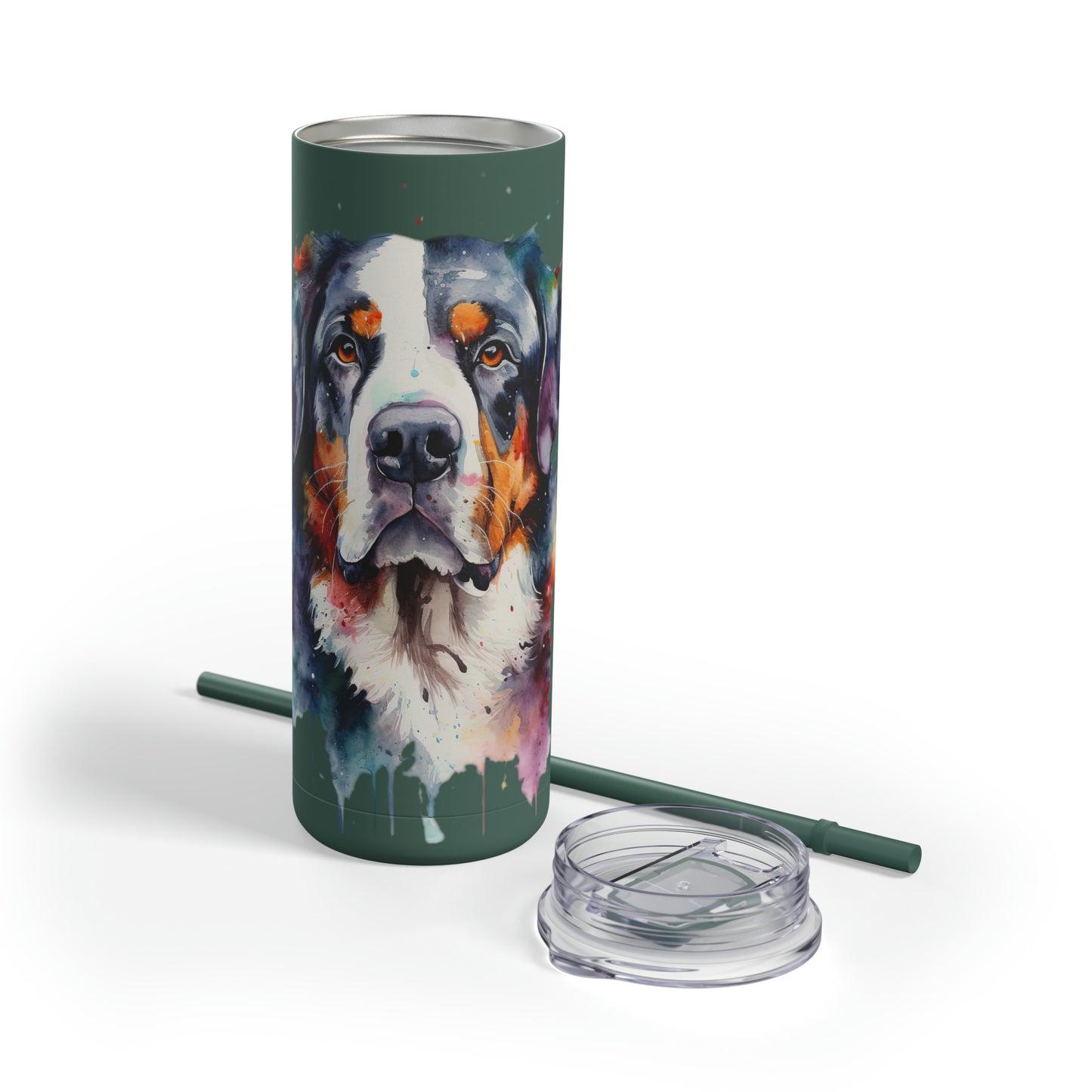 Greater Swiss Mountain Dog 3B Maars Maker Skinny Matte Tumbler, 20oz