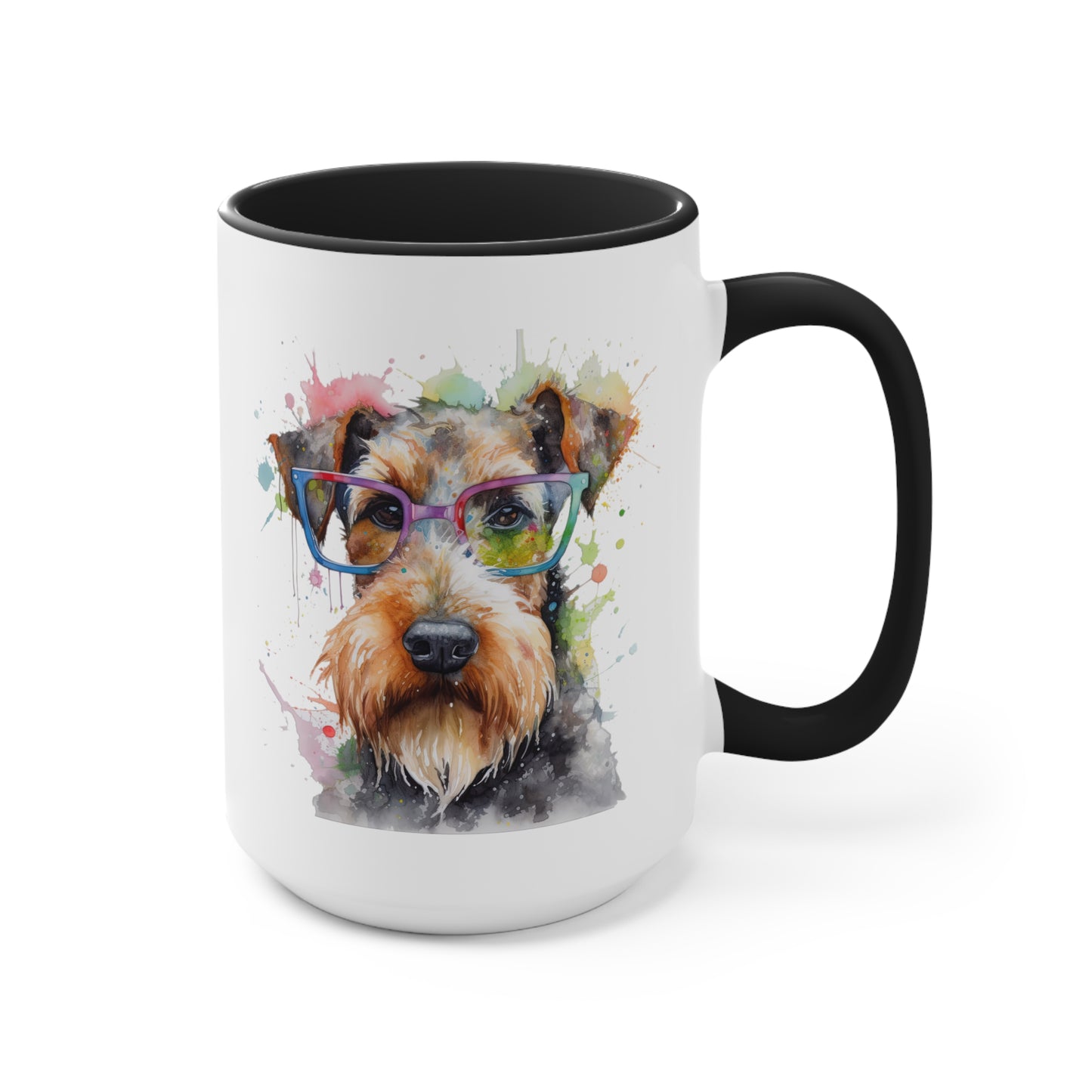 Airedale Terrier 6 Accent Mugs