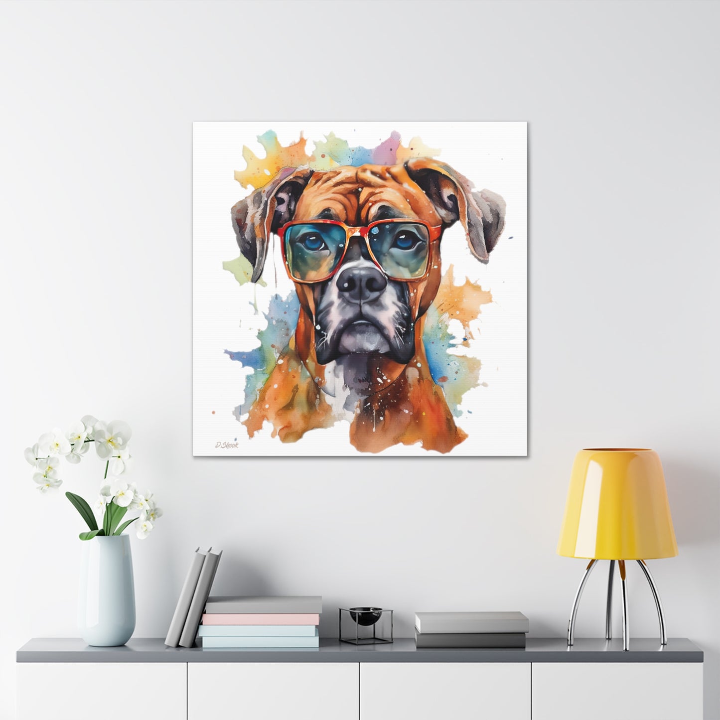 Boxer 4 Canvas Gallery Wraps