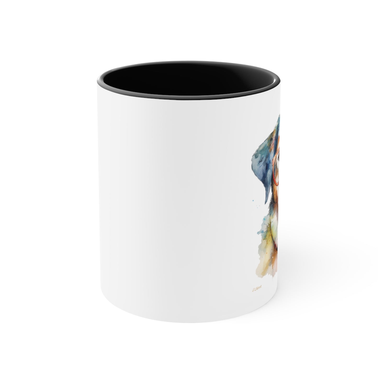 Greater Swiss Mountain Dog 4 Accent Mugs