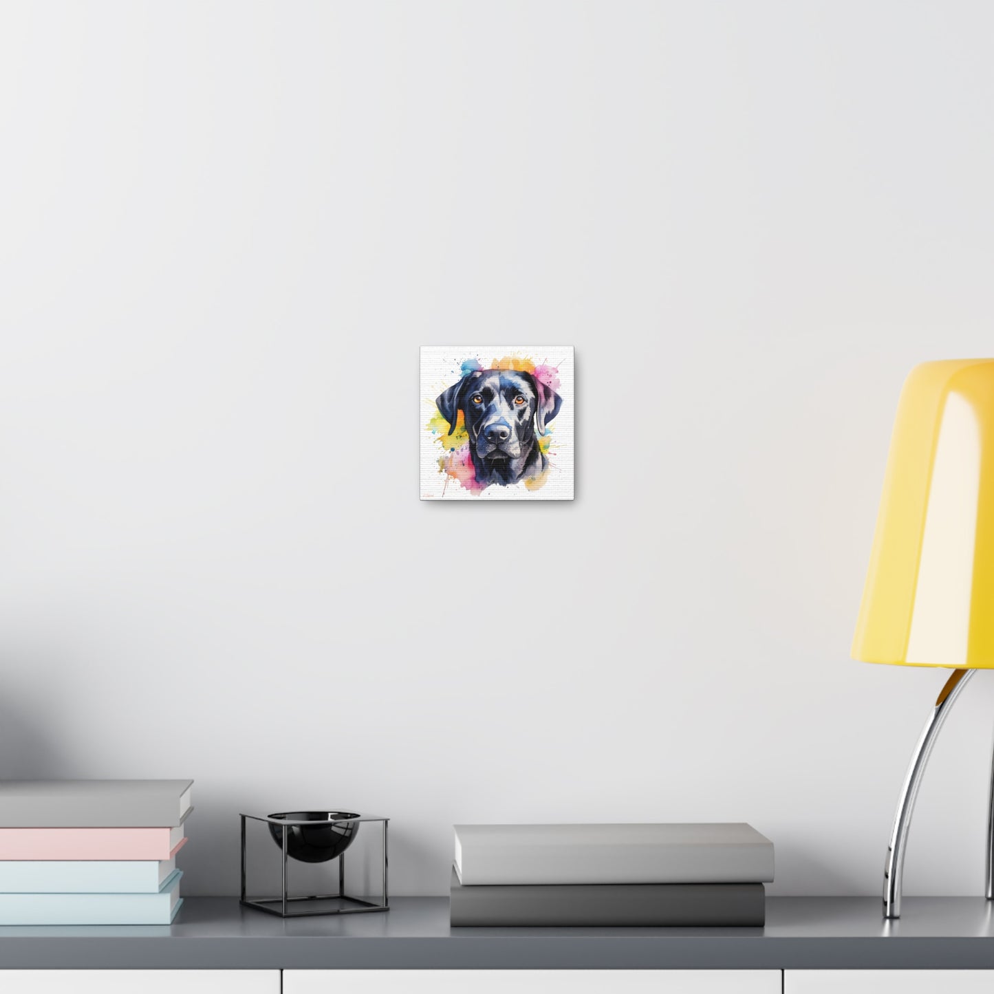 Black Lab 4 Canvas Gallery Wraps
