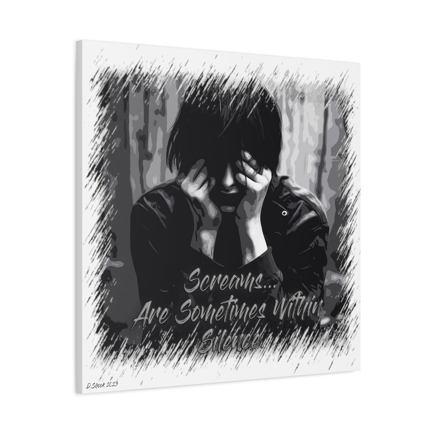 Screams: Matte Canvas, Stretched, 1.25"