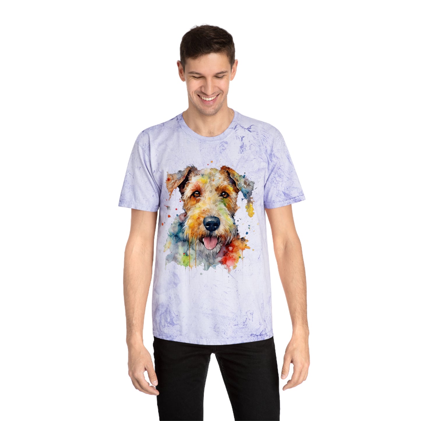 Airedale Terrier 1 Unisex Color Blast T-Shirt