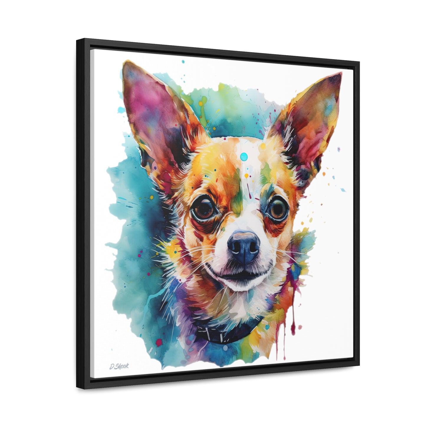 Chihuahua 1 Gallery Canvas Wraps, Square Frame
