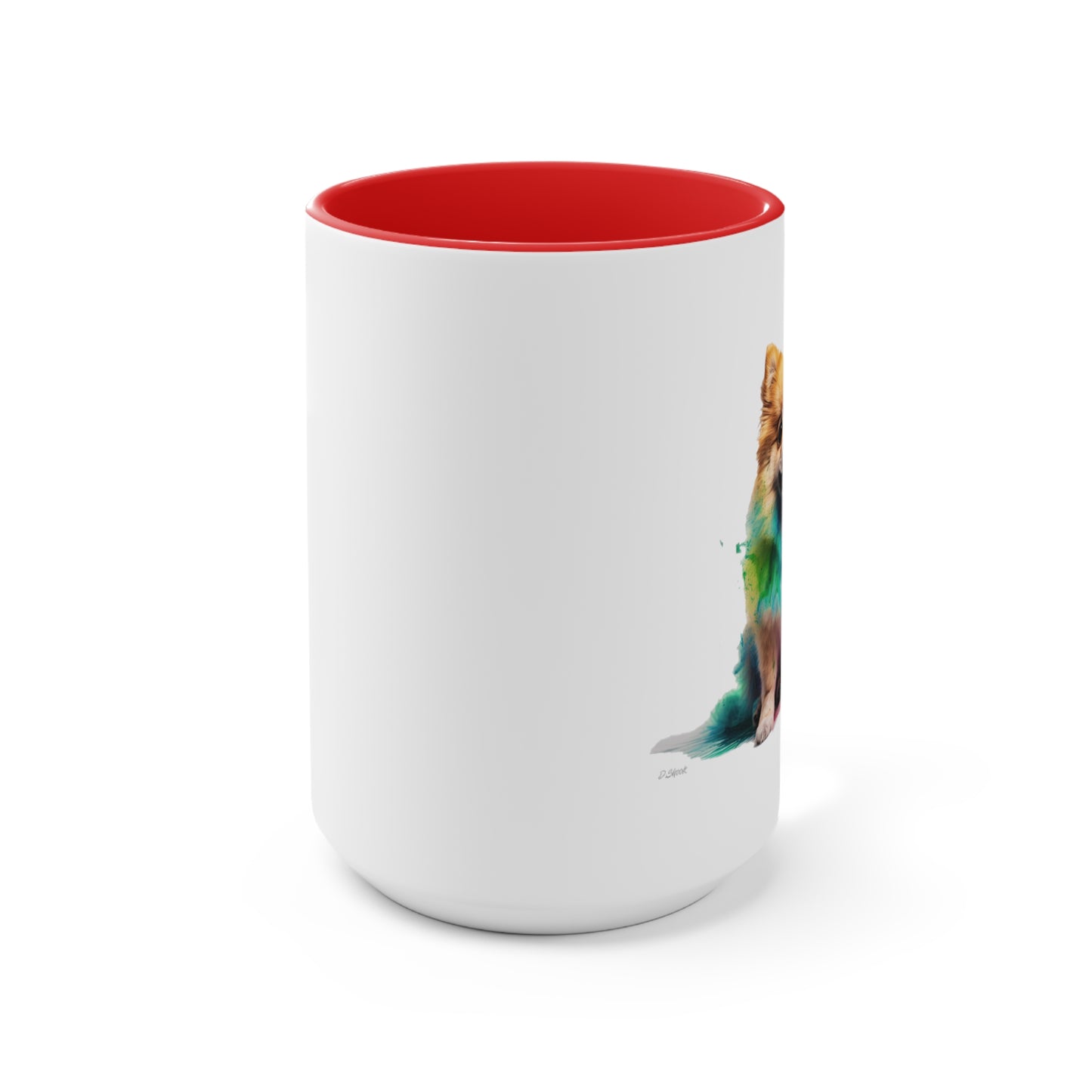 Pomeranian 1 Accent Mugs