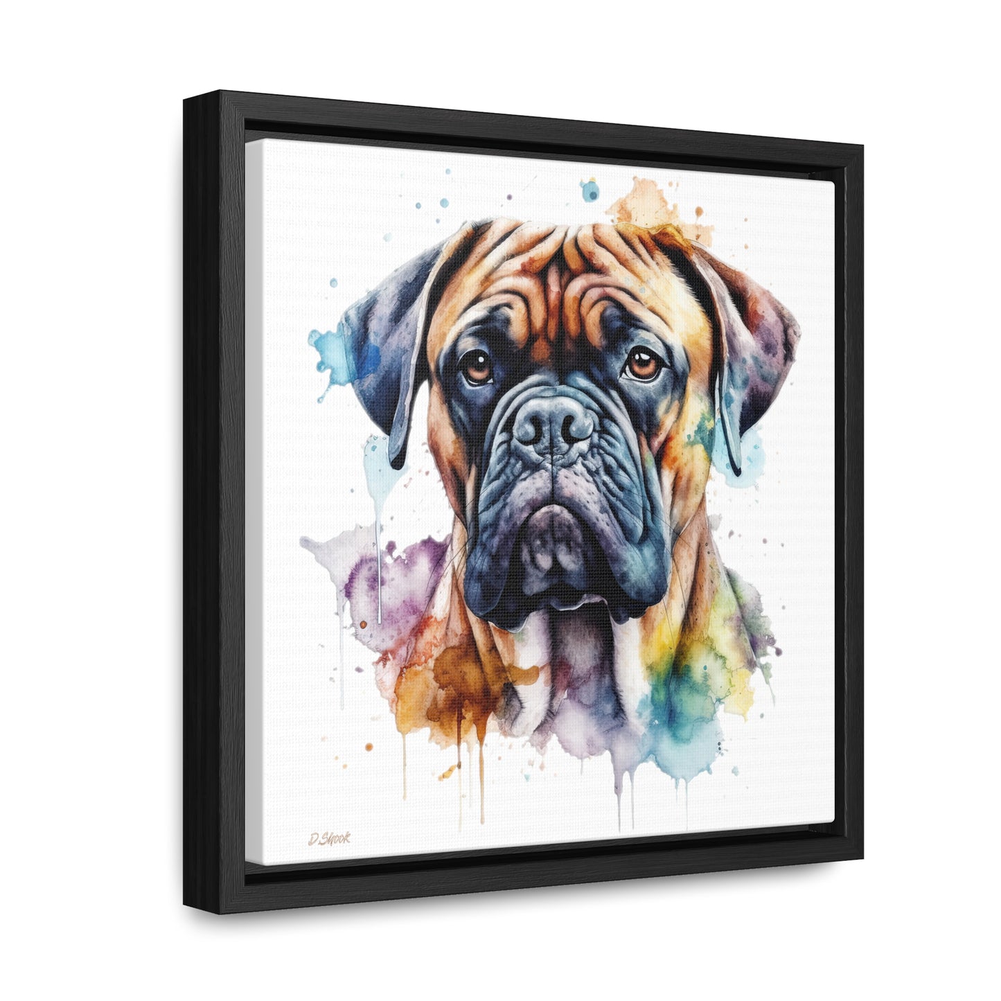 Bullmastiff 1 Gallery Canvas Wraps, Square Frame