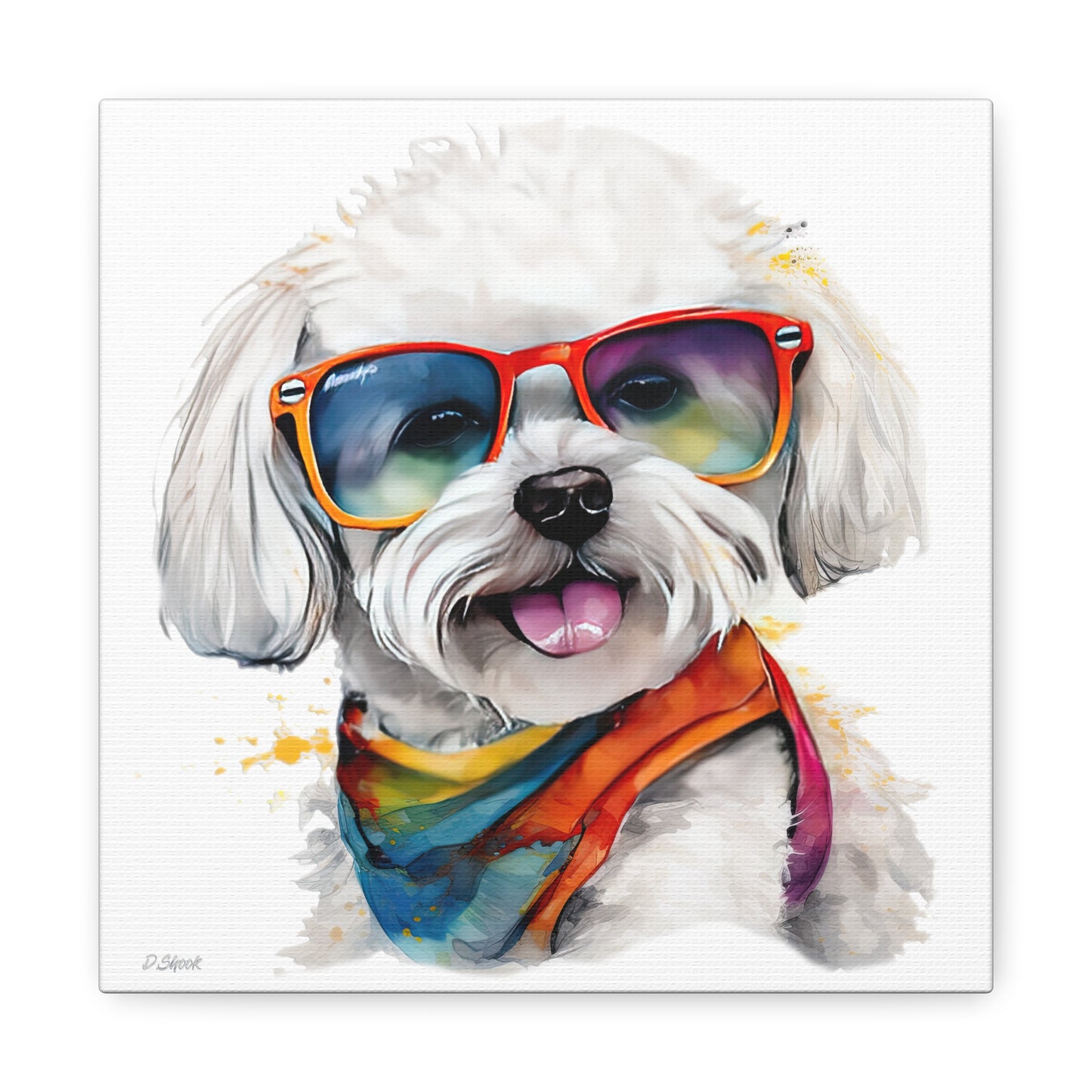 Bichon Frise 5 Canvas Gallery Wraps
