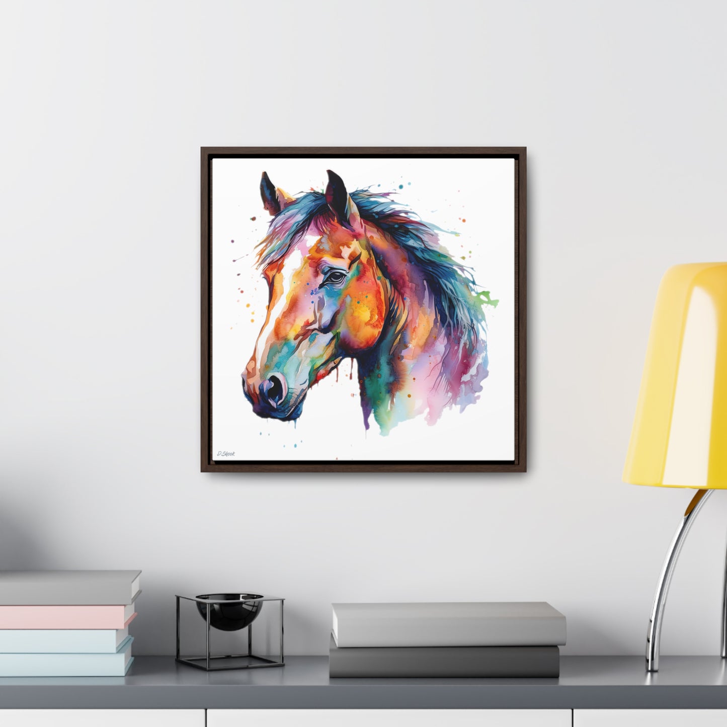 Horse Rescue 23 Gallery Canvas Wraps, Square Frame