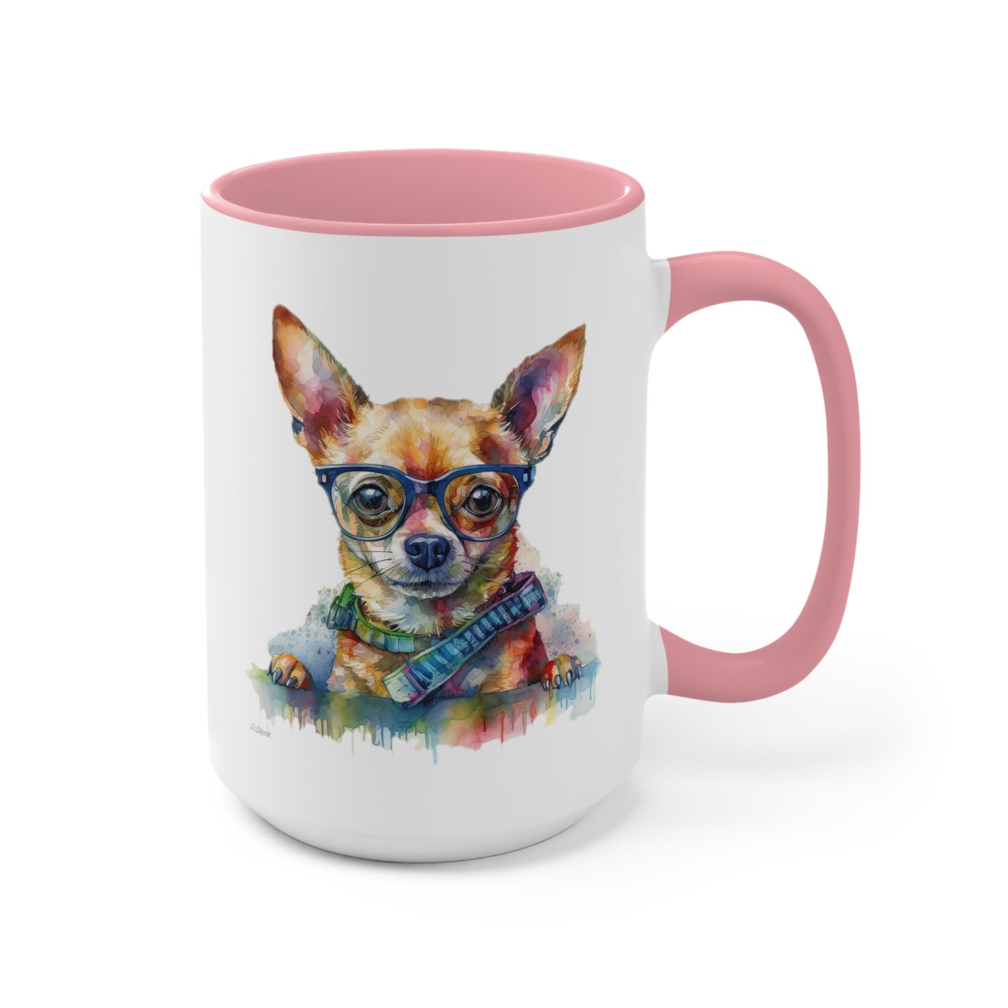 Chihuahua 4 Accent Mugs