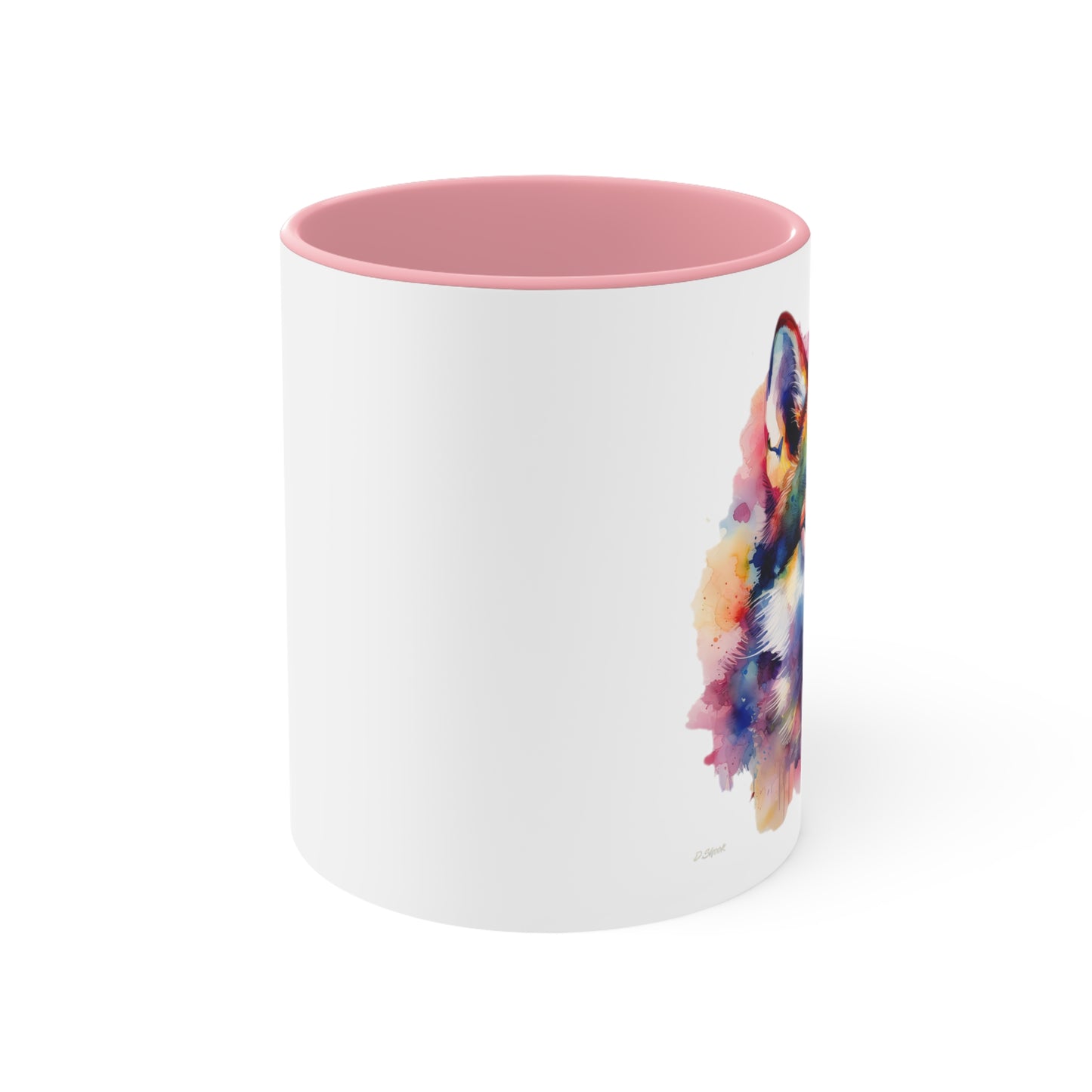 Siberian Husky 1 Accent Mugs