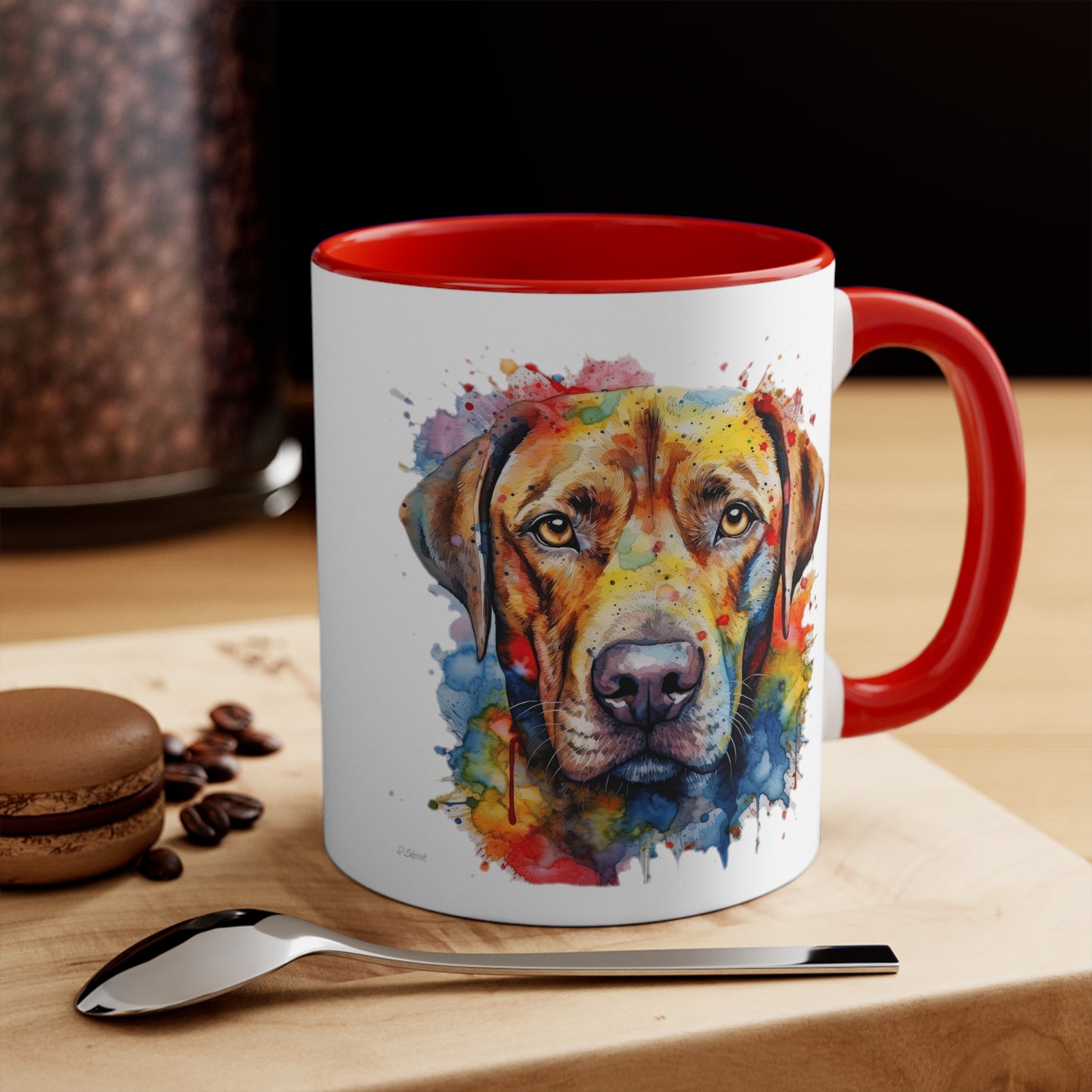 Labrador Retriever 2 Accent Mugs