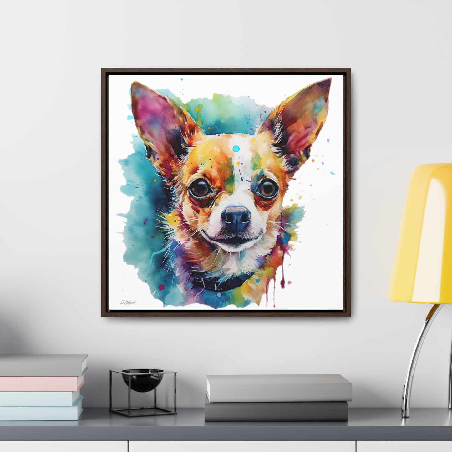 Chihuahua 1 Gallery Canvas Wraps, Square Frame