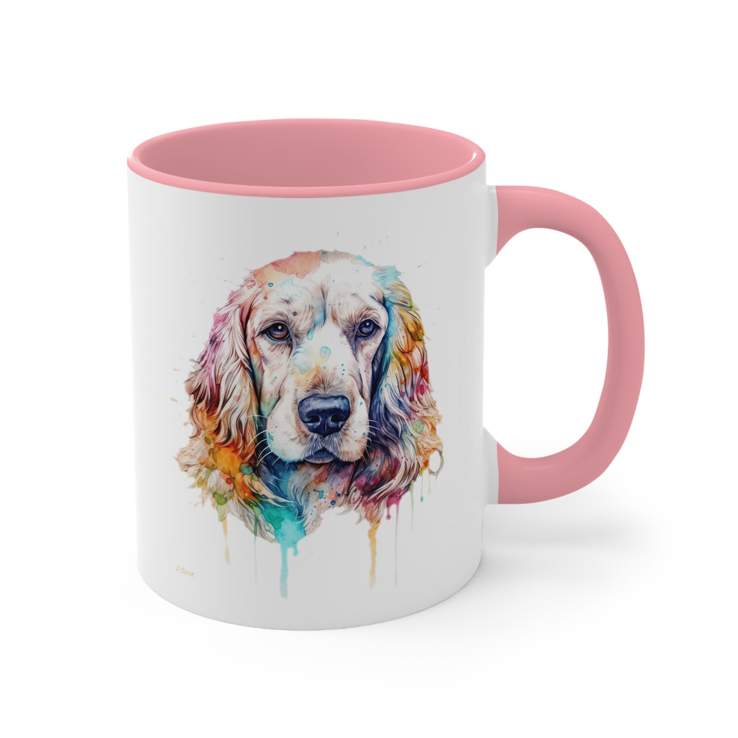 English Cocker Spaniel 1 Accent Mugs