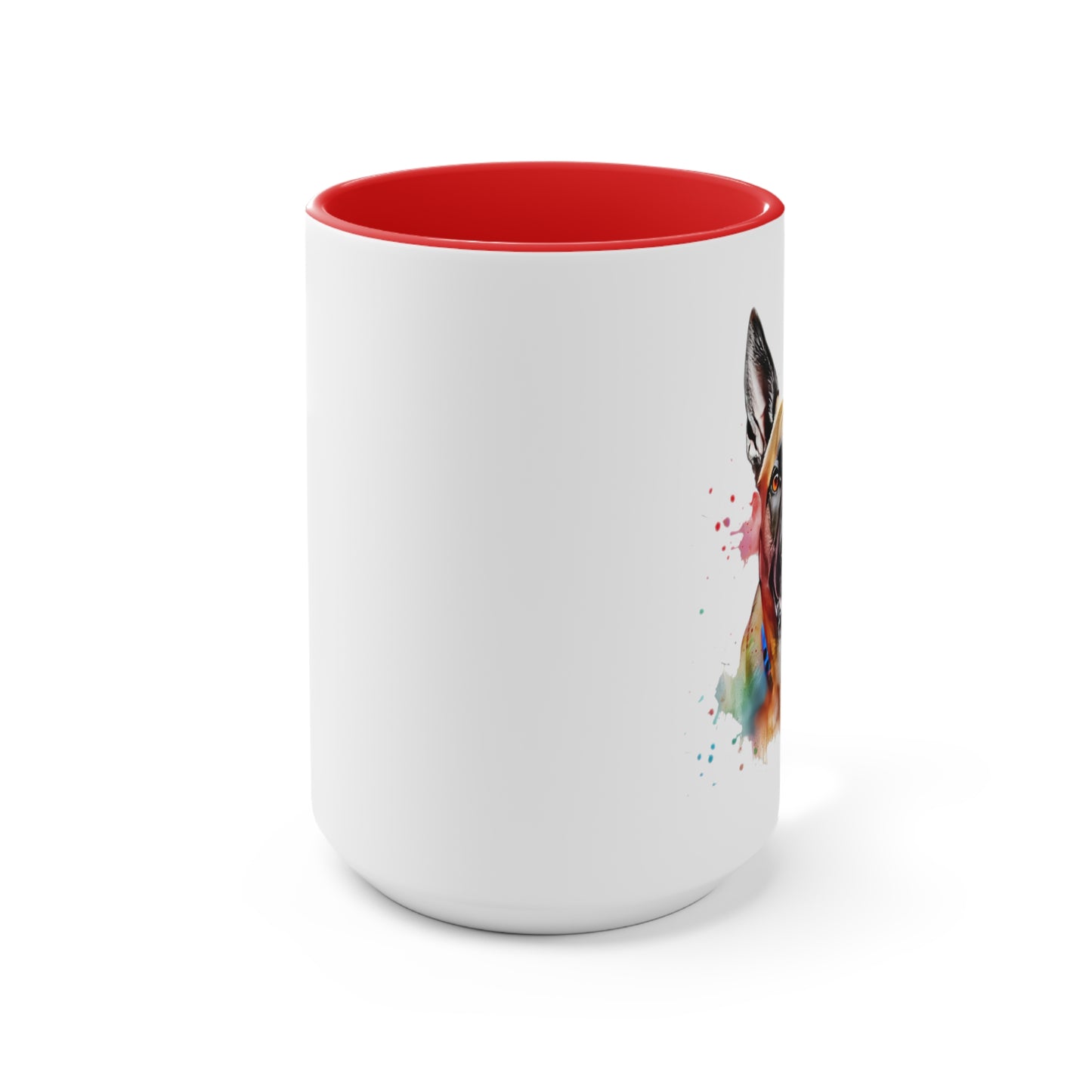 Belgium Malinois 4 Accent Mugs
