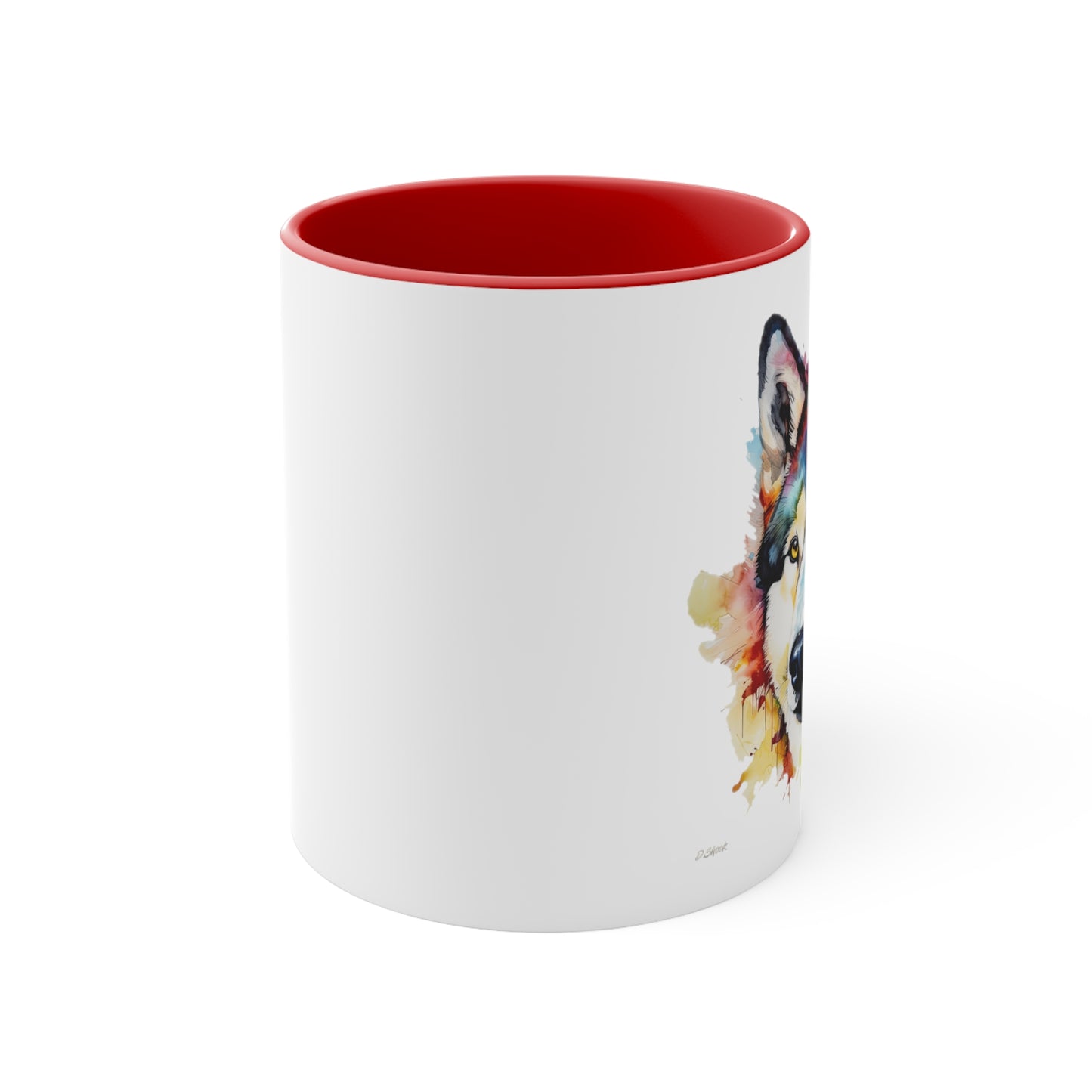 Siberian Husky 3 Accent Mugs