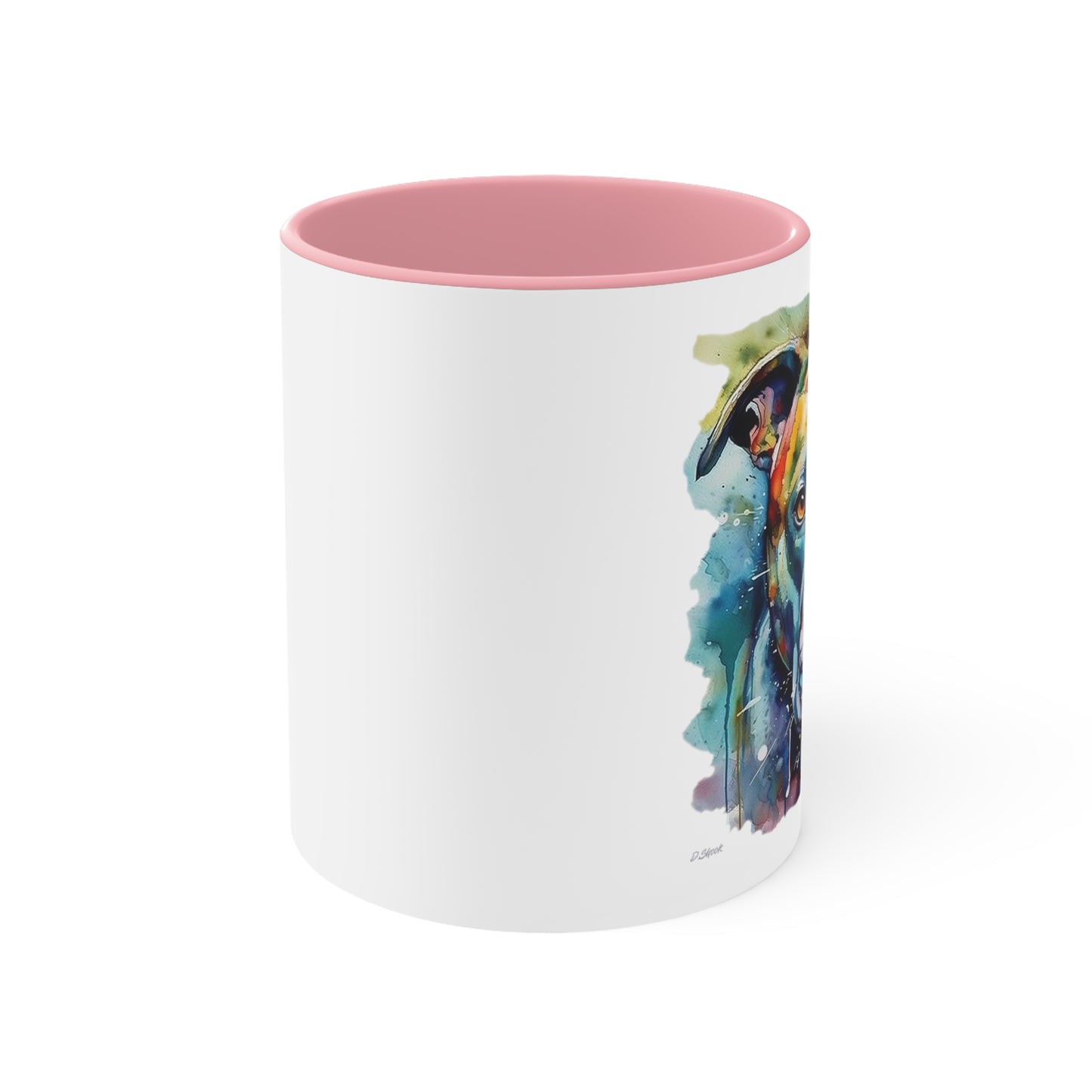 Pitbull 1 Accent Mugs