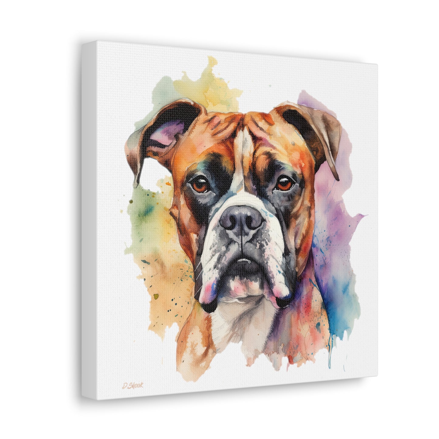 Boxer 2 Canvas Gallery Wraps