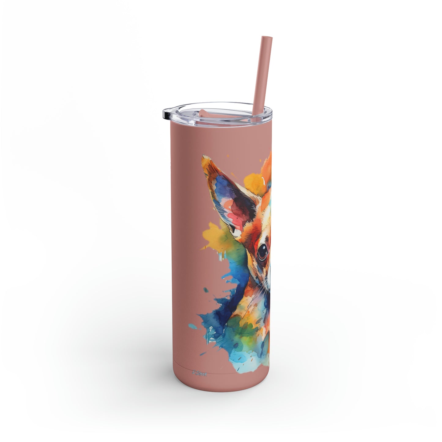 Chihuahua 6 Maars Maker Skinny Matte Tumbler, 20oz