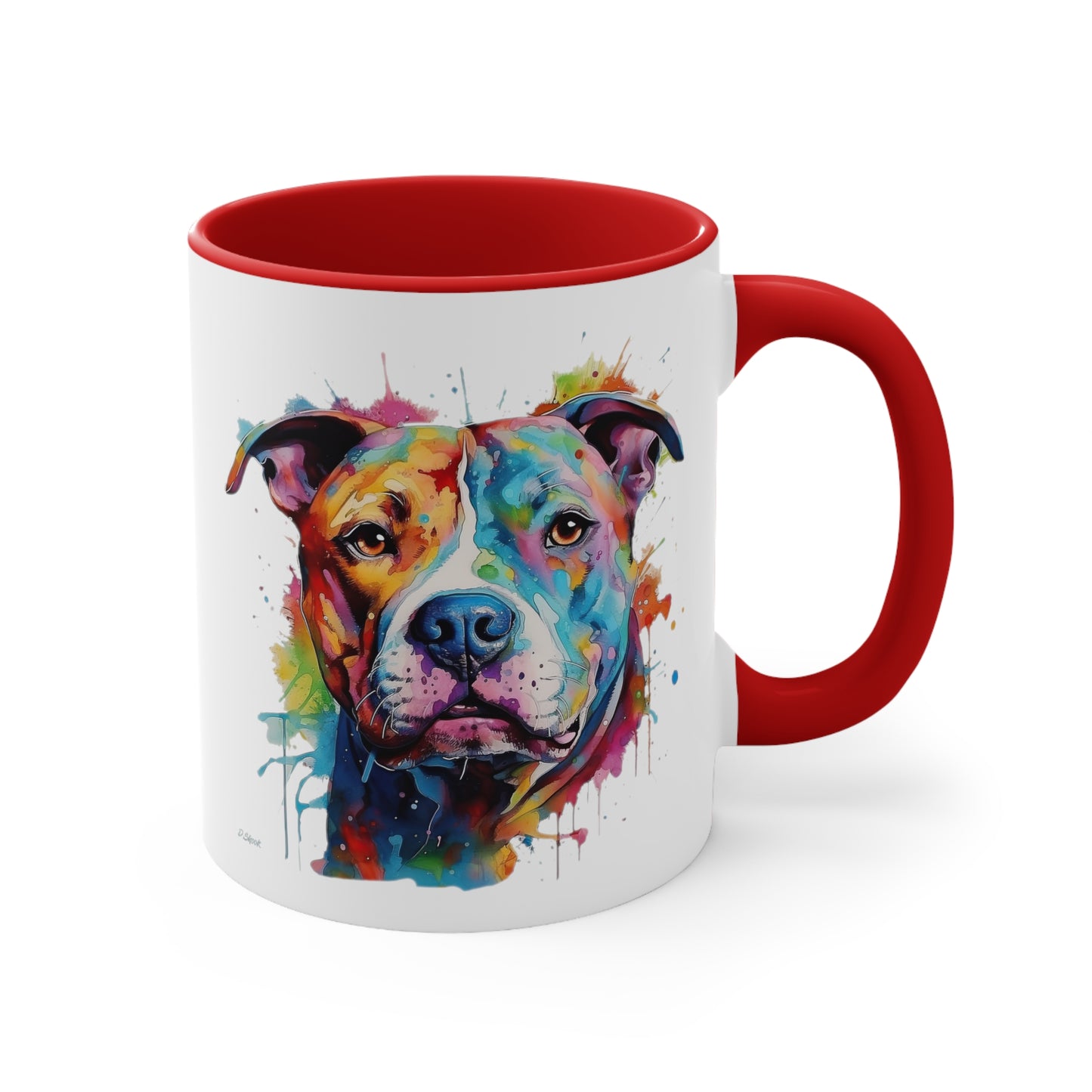 Pitbull 2 Accent Mugs