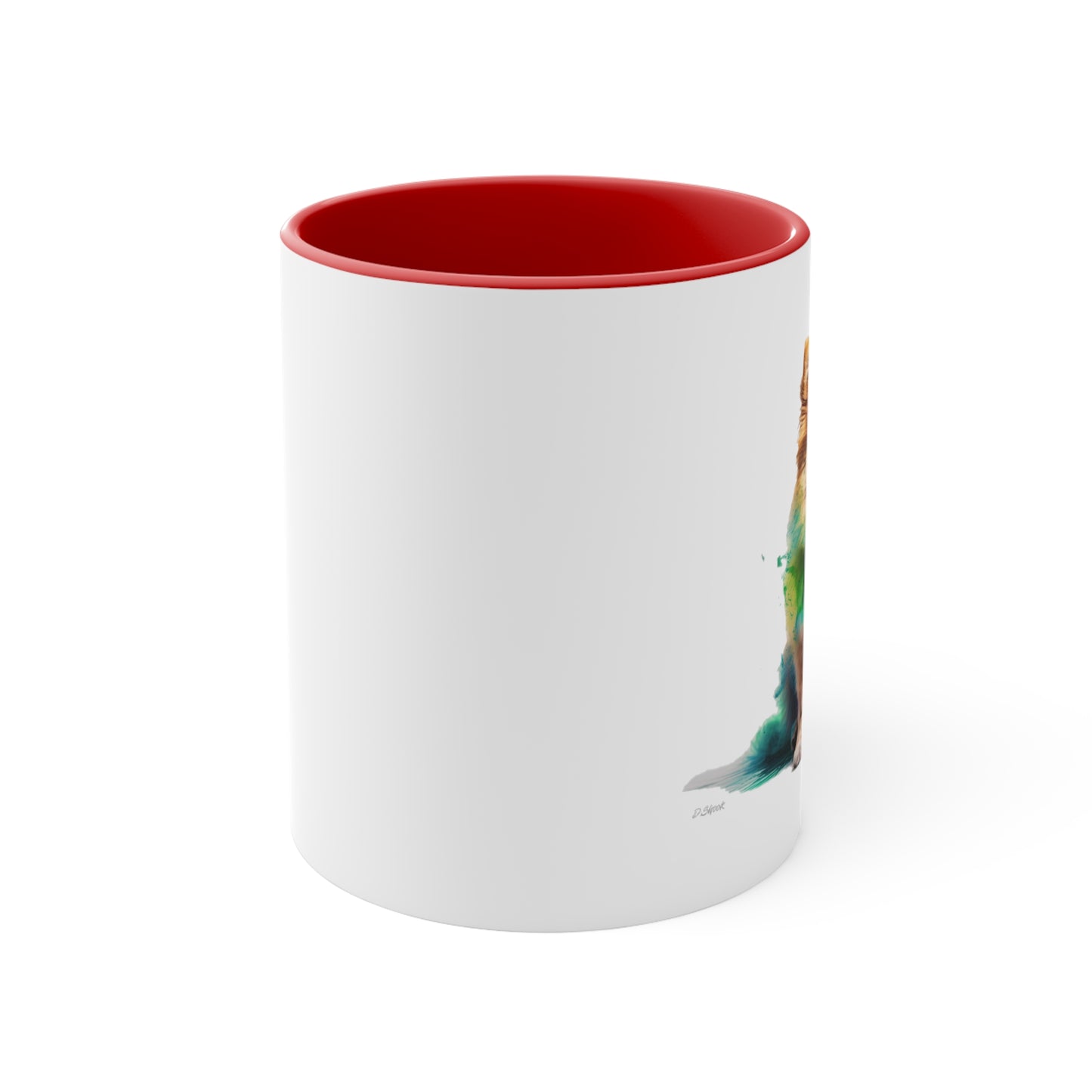Pomeranian 1 Accent Mugs