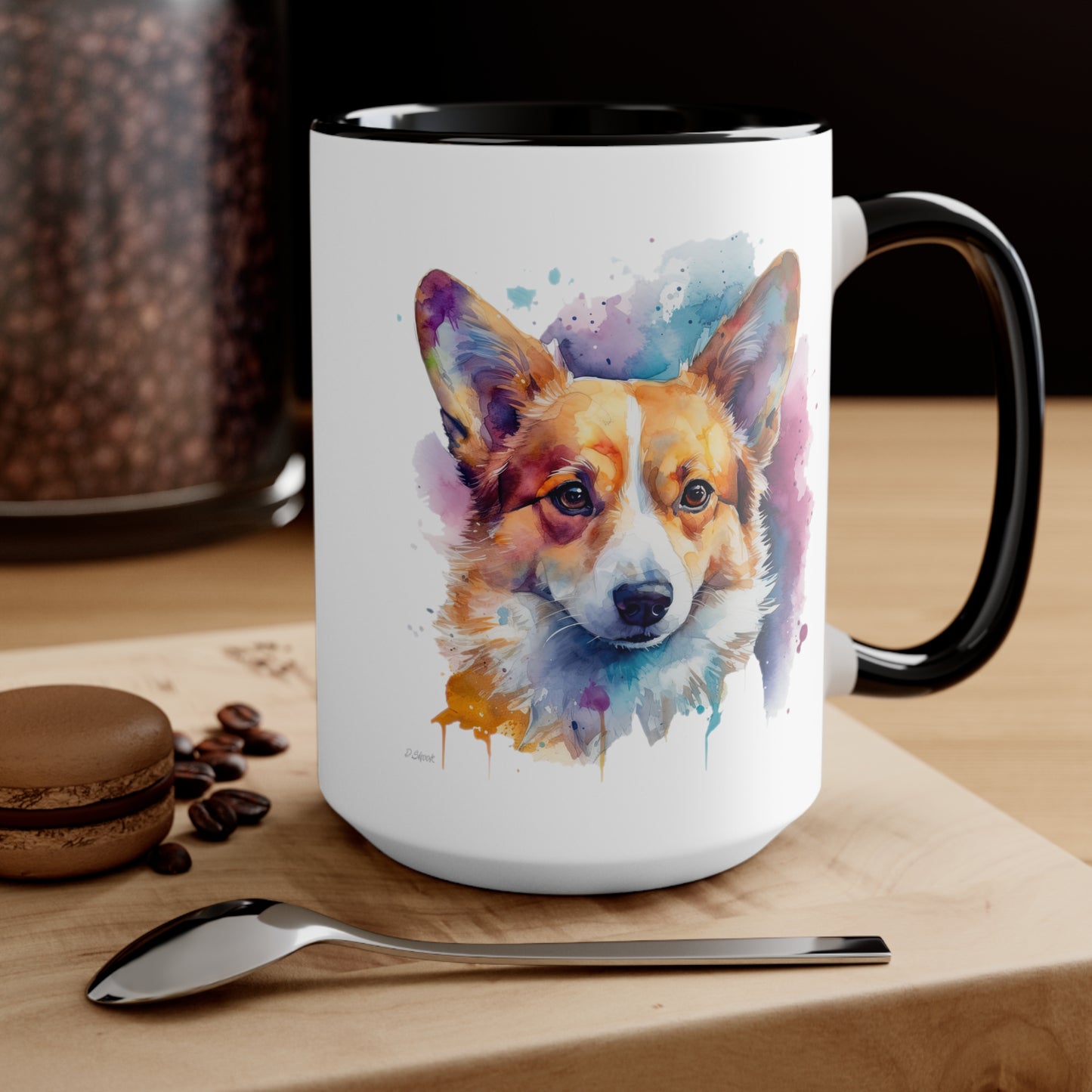 Pembroke Welsh Corgi 3 Accent Mugs