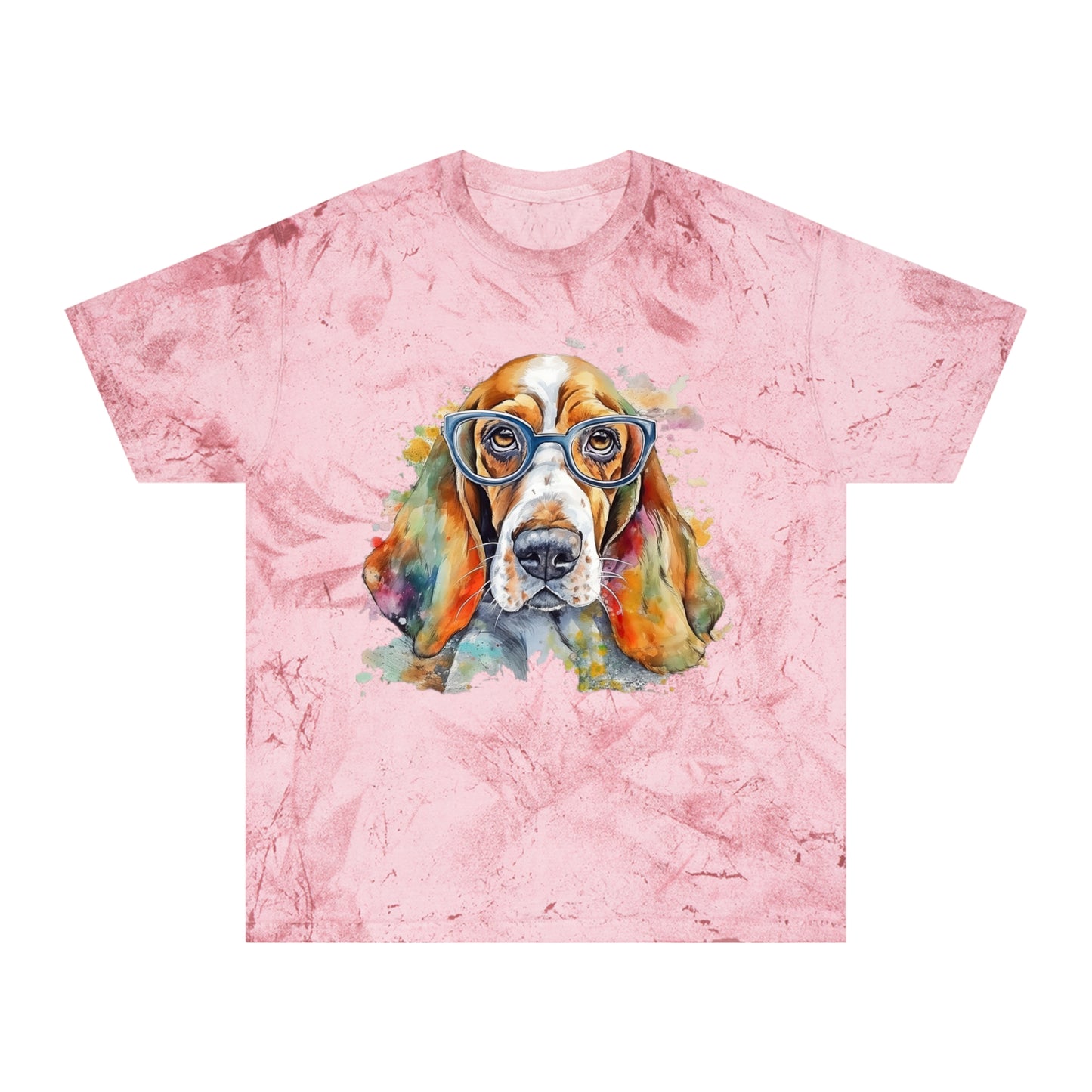 Basset Hound 5 Unisex Color Blast T-Shirt