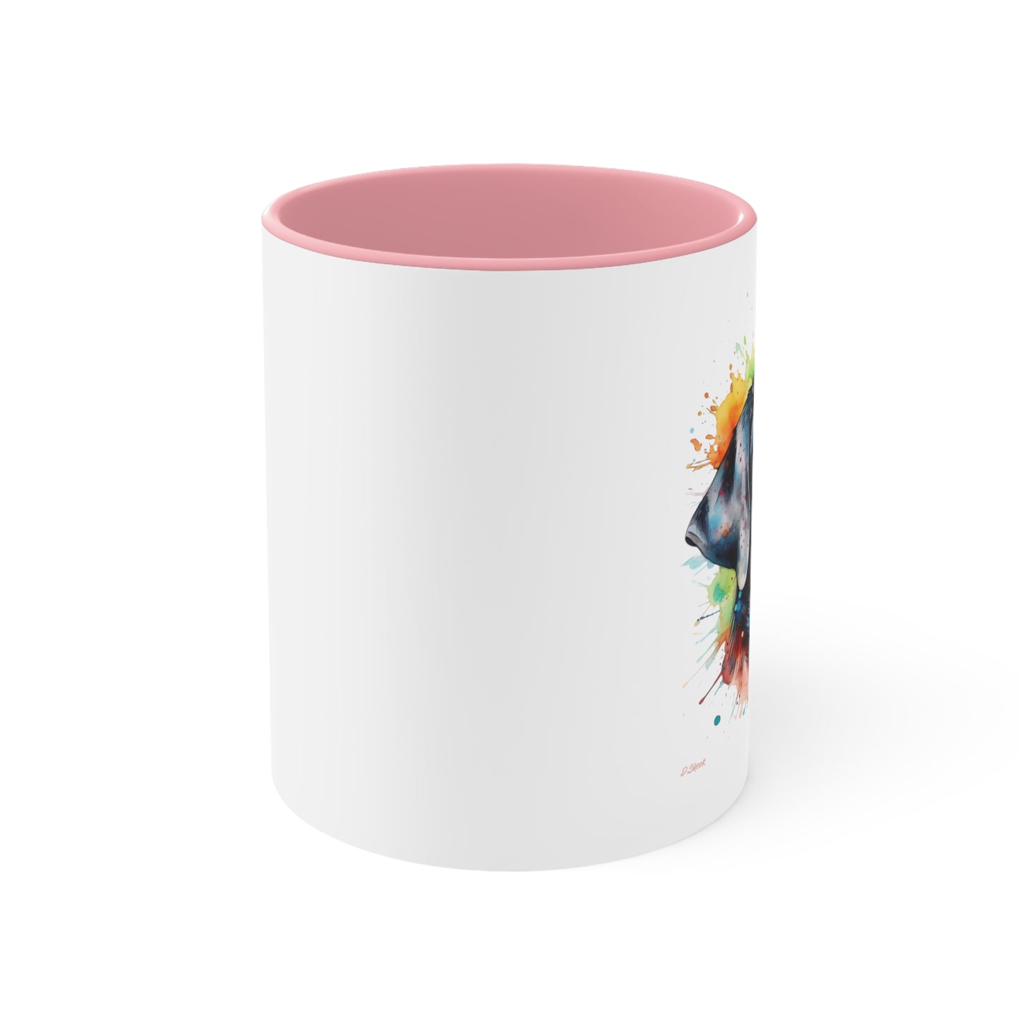 Black Lab 5 Accent Mugs