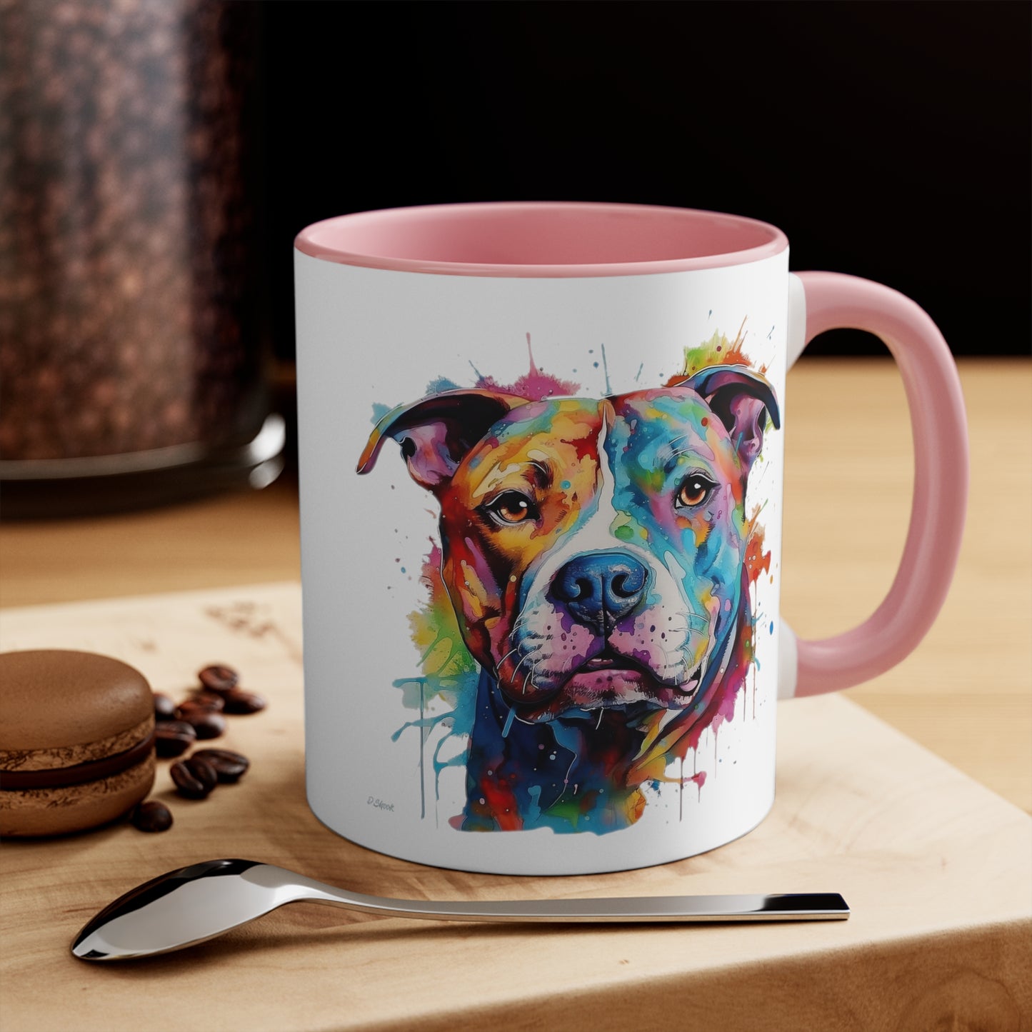 Pitbull 2 Accent Mugs