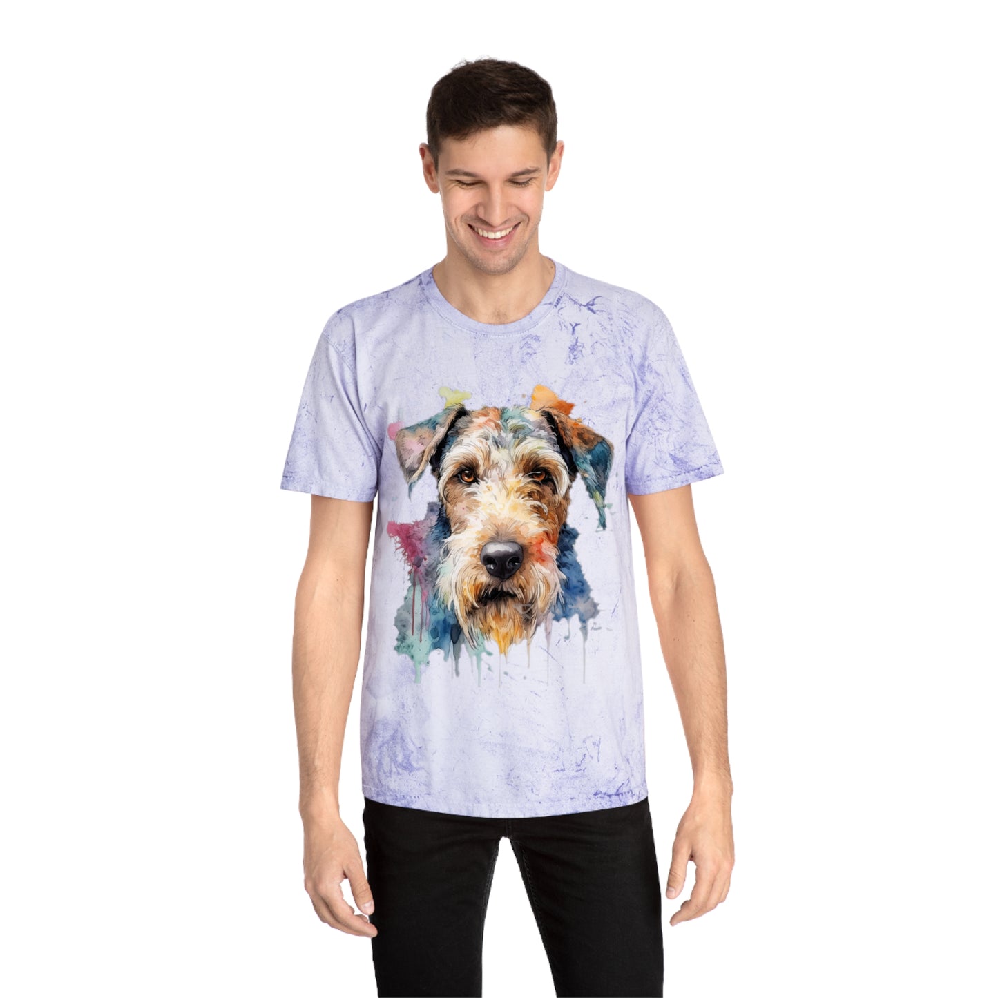 Airedale Terrier 2 Unisex Color Blast T-Shirt