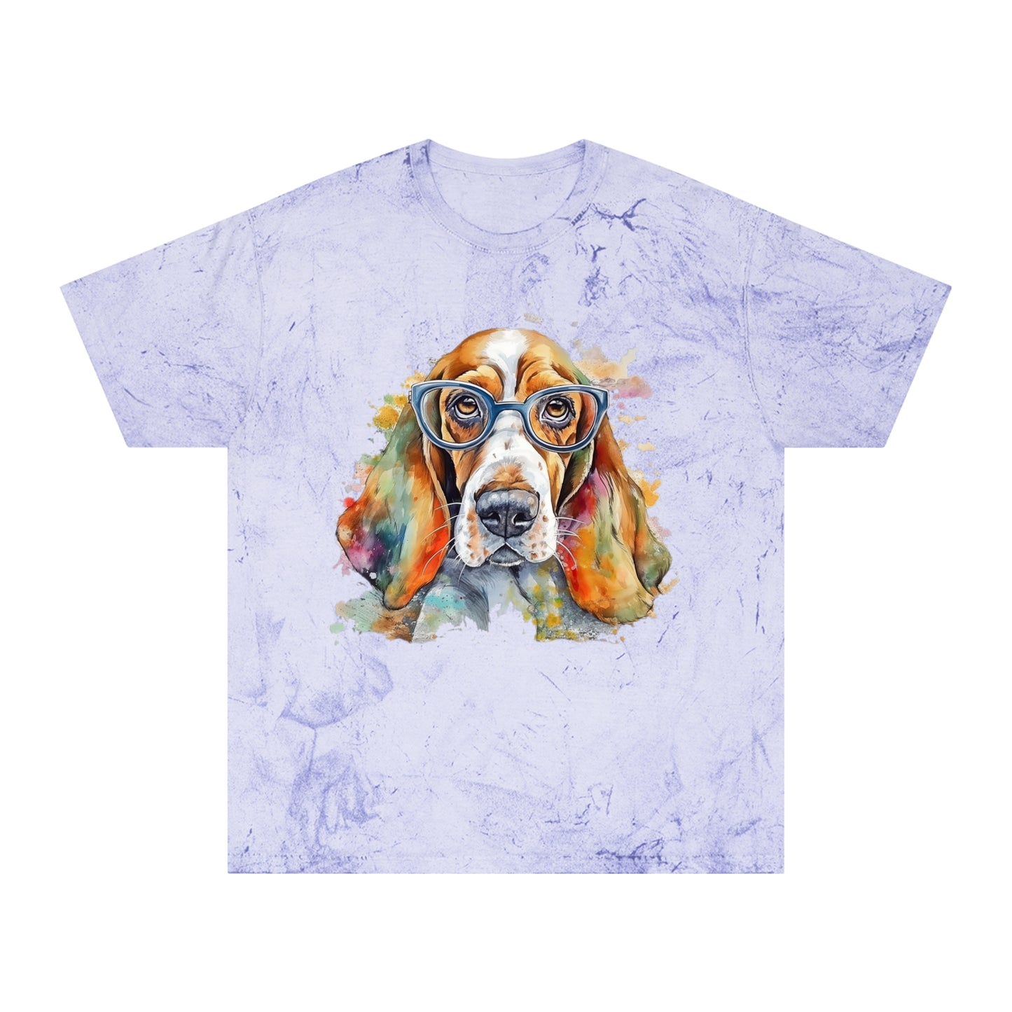 Basset Hound 5 Unisex Color Blast T-Shirt