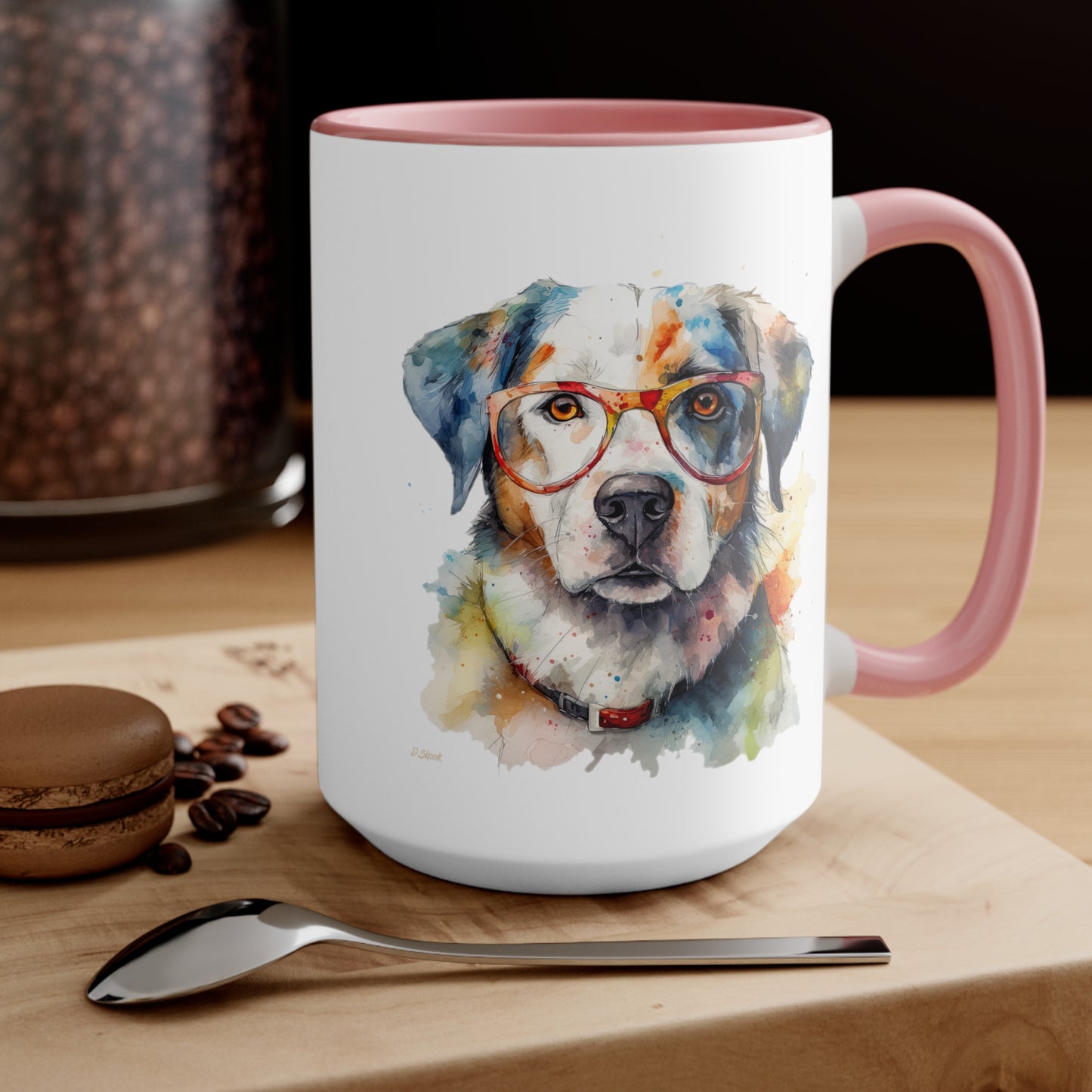 Greater Swiss Mountain Dog 4 Accent Mugs