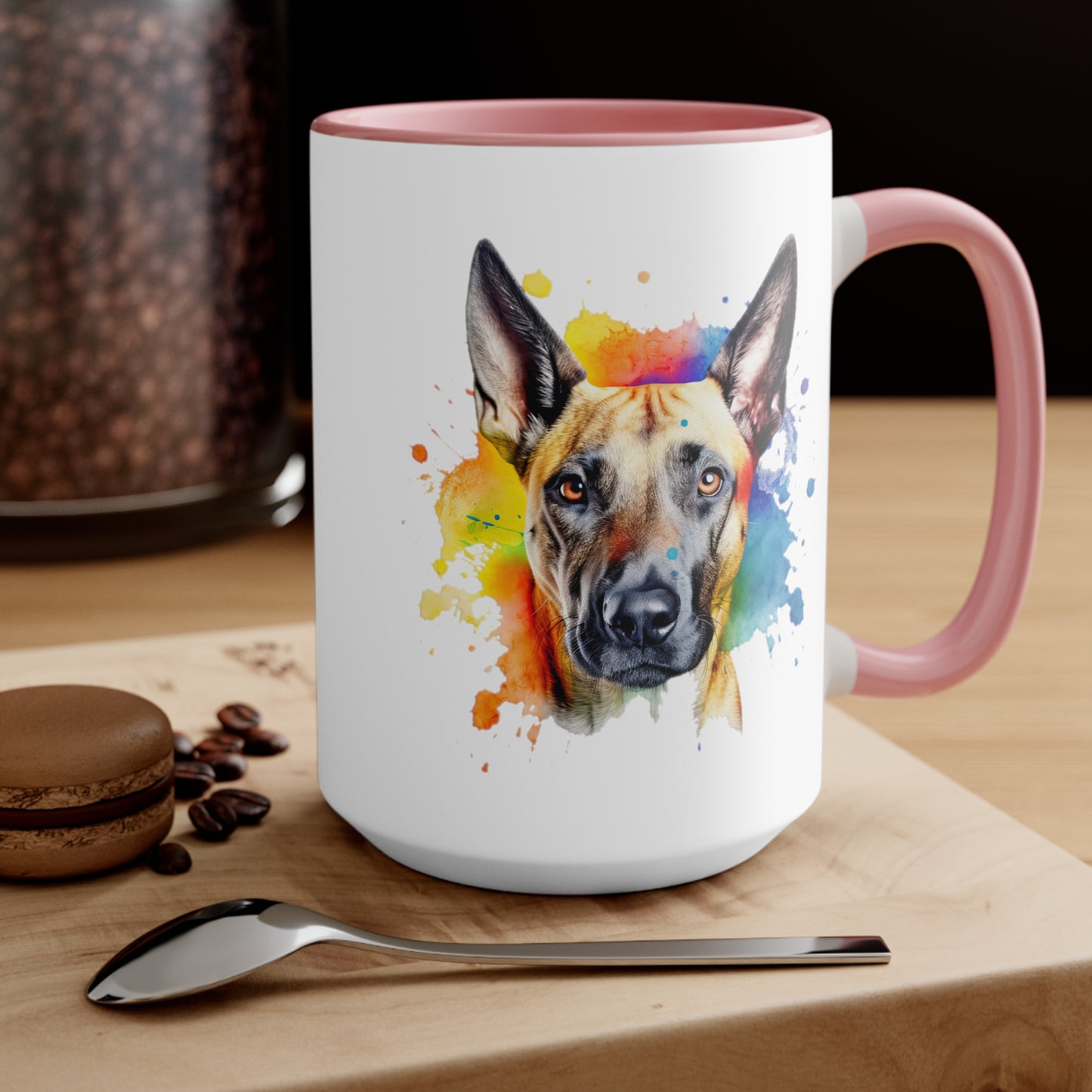 Belgium Malinois 3 Accent Mugs