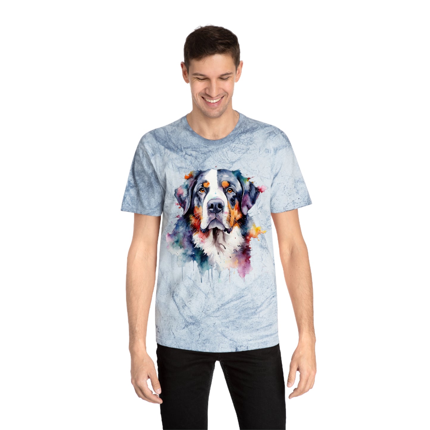 Greater Swiss Mountain Dog 3 Unisex Color Blast T-Shirt