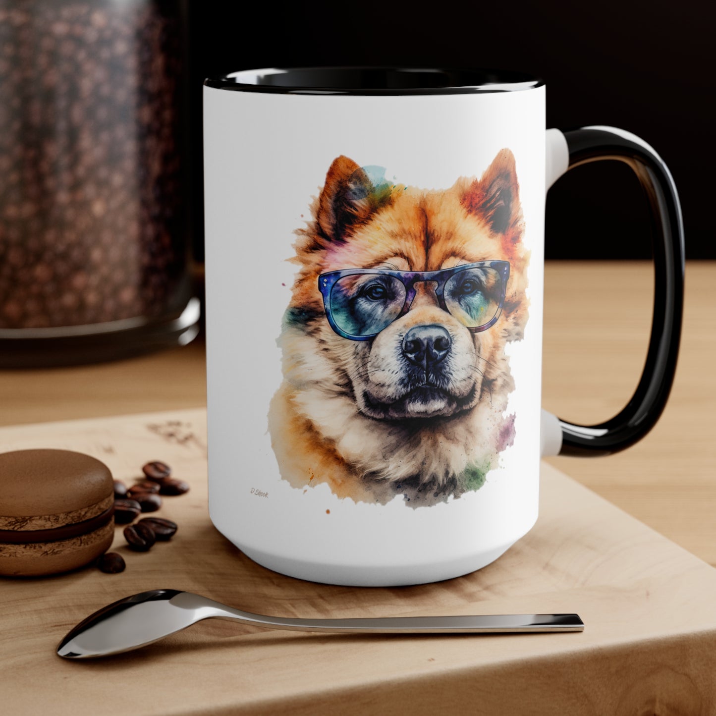 Chow Chow 5 Accent Mugs