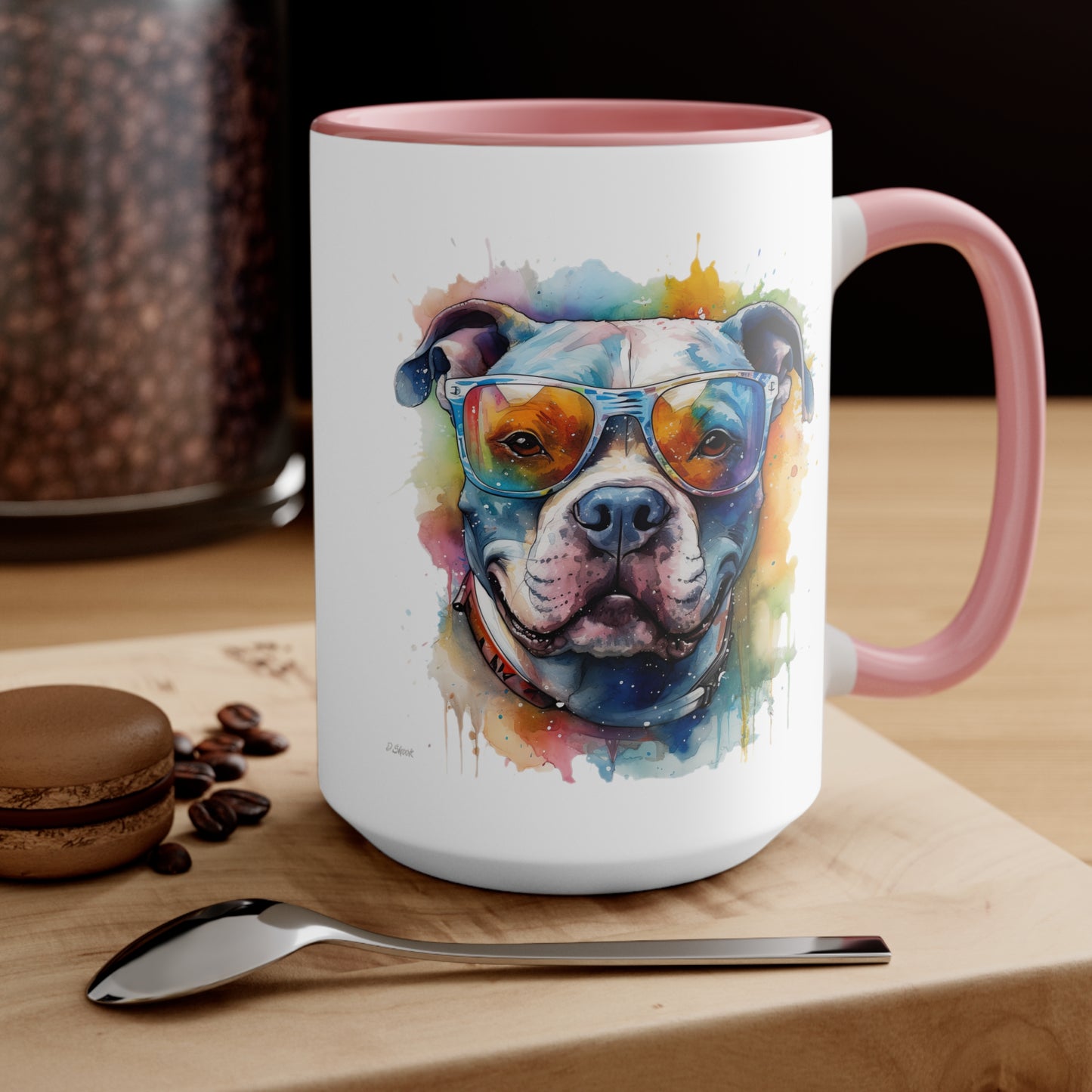 Pitbull 4 Accent Mugs