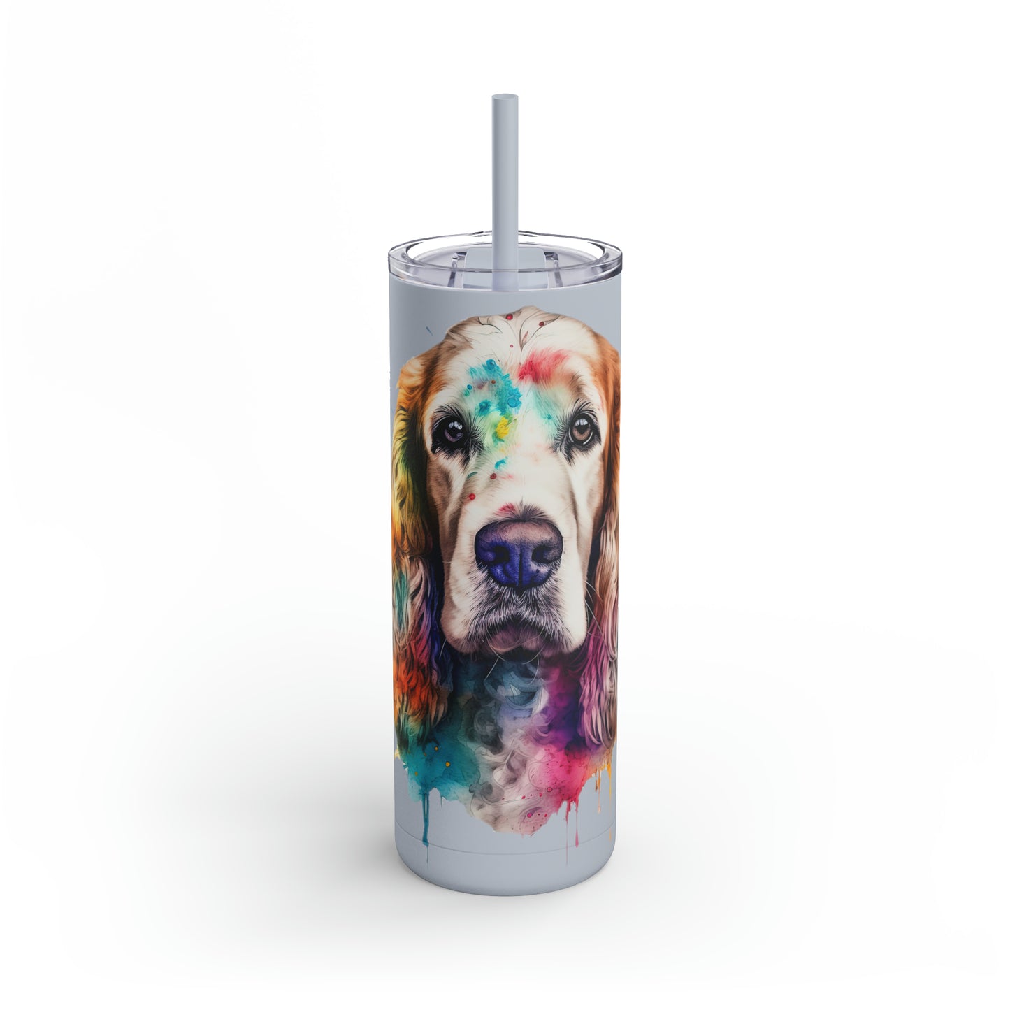 English Cocker Spaniel 2 Maars Maker Skinny Matte Tumbler, 20oz