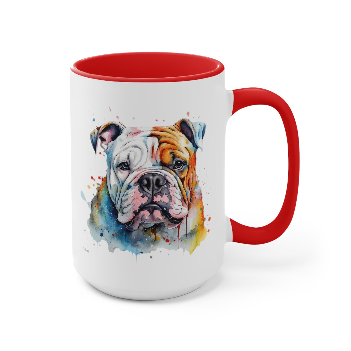 Bulldog 3 Accent Mugs