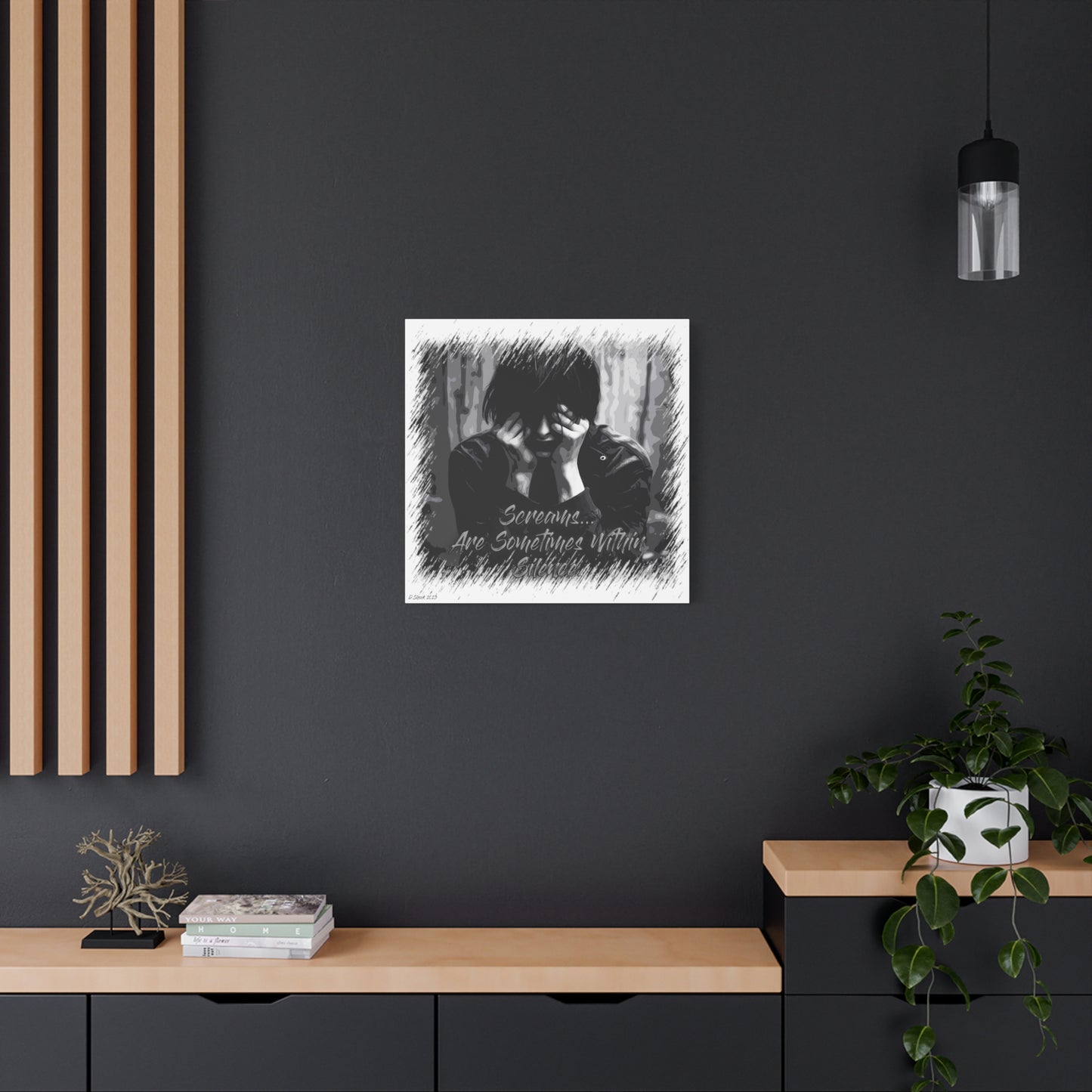 Screams: Matte Canvas, Stretched, 1.25"