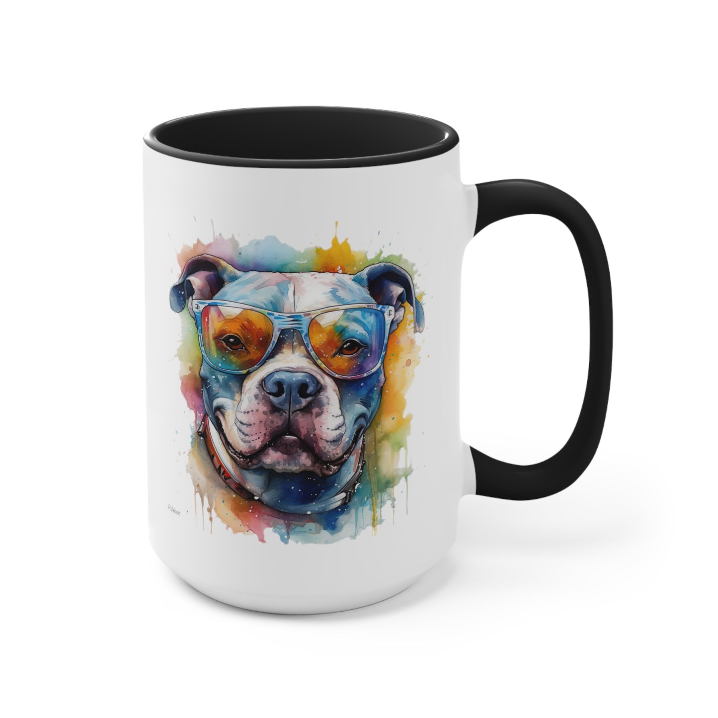 Pitbull 4 Accent Mugs