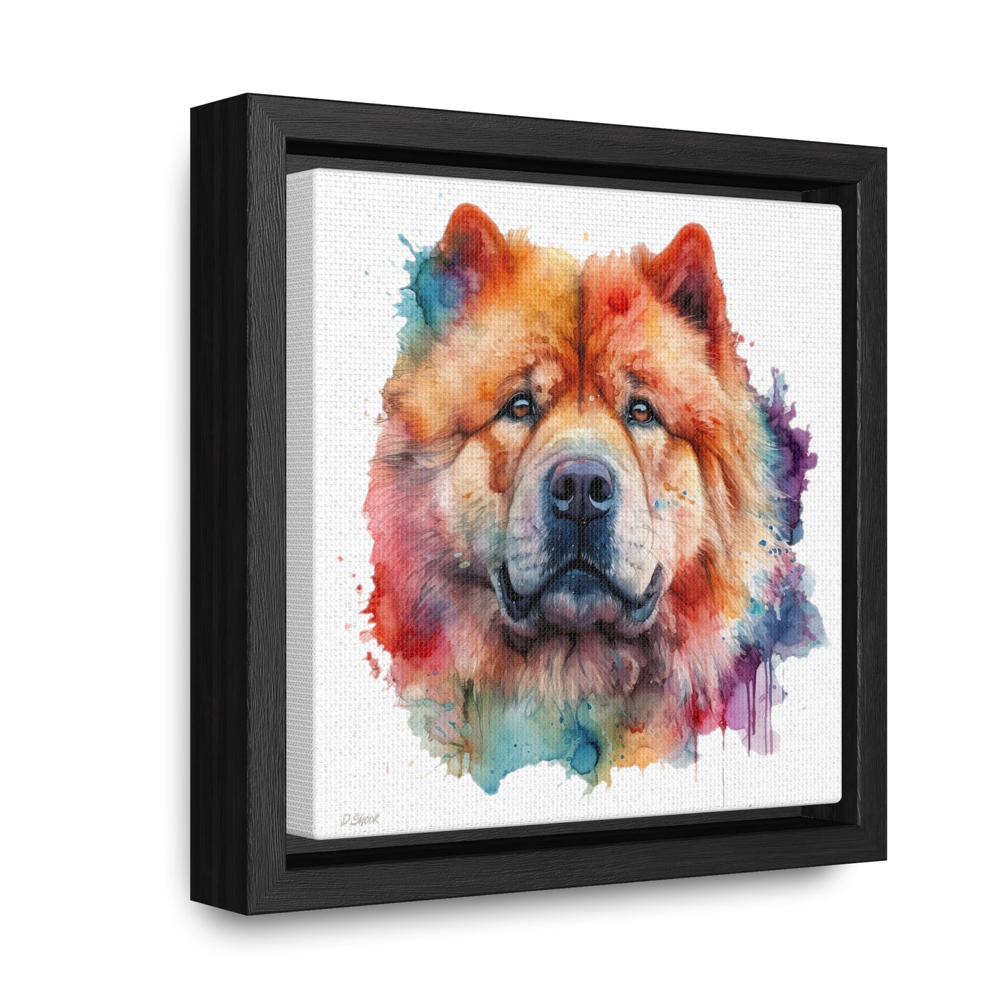 Chow Chow 2 Gallery Canvas Wraps, Square Frame
