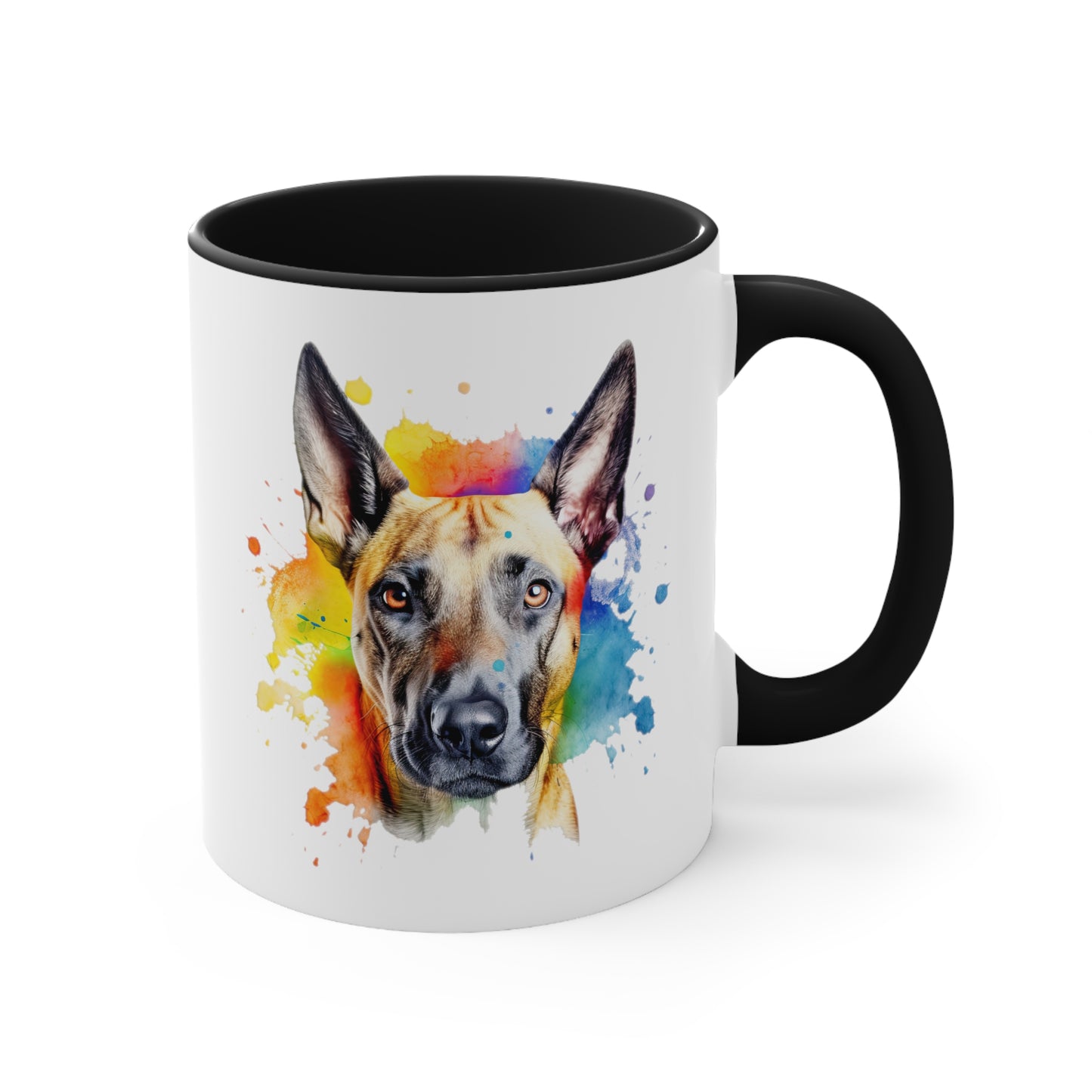 Belgium Malinois 3 Accent Mugs