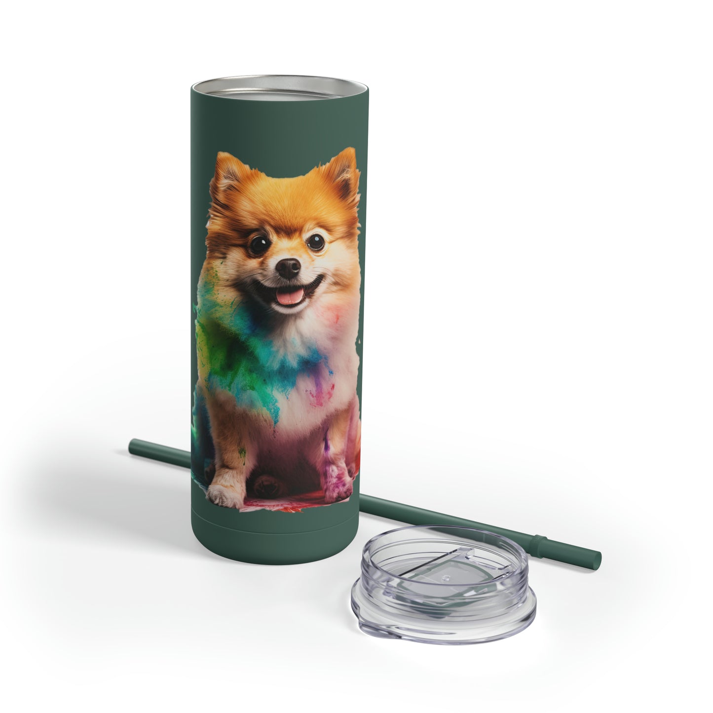 Pomeranian 1 Maars Maker Skinny Matte Tumbler, 20oz
