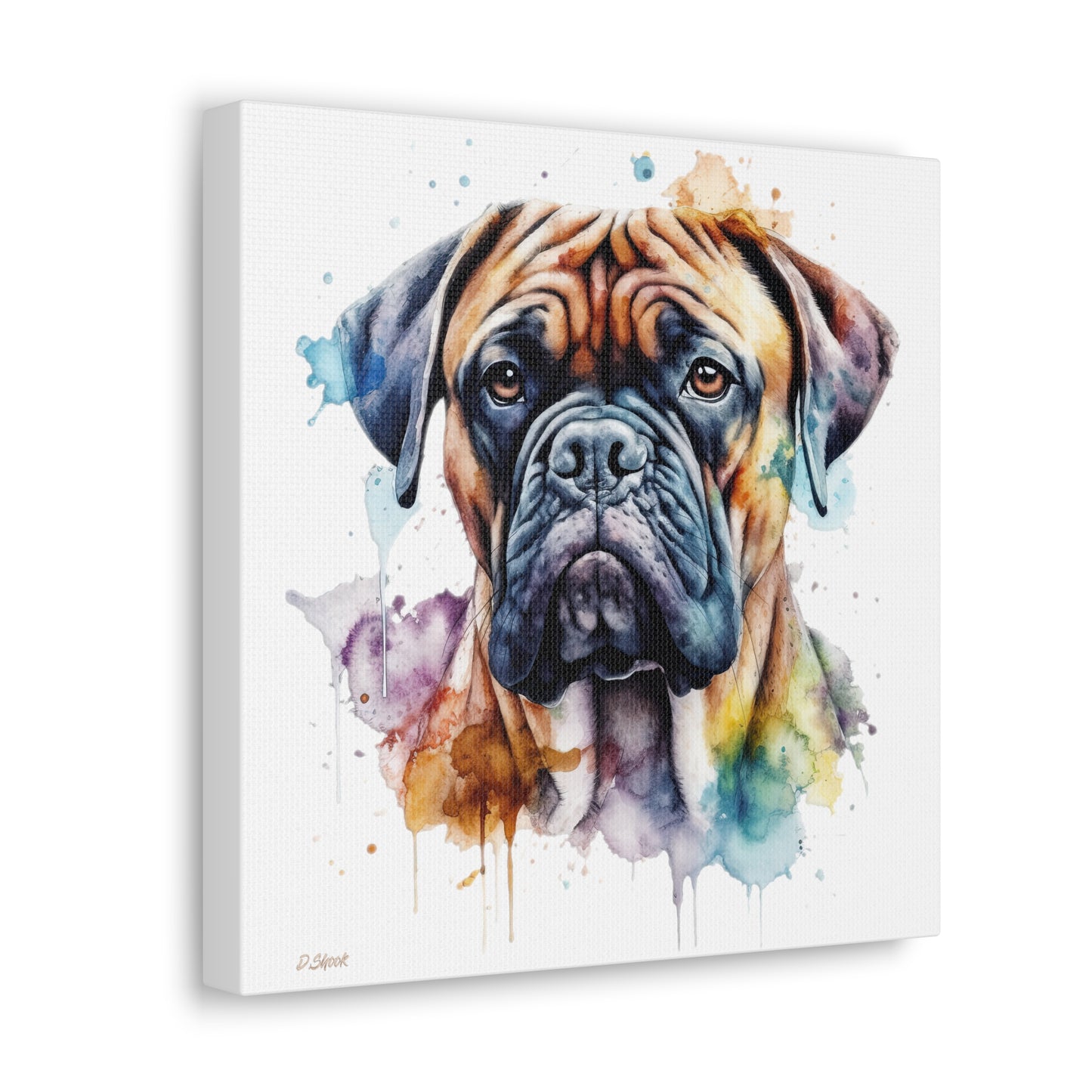 Bullmastiff 1 Canvas Gallery Wraps
