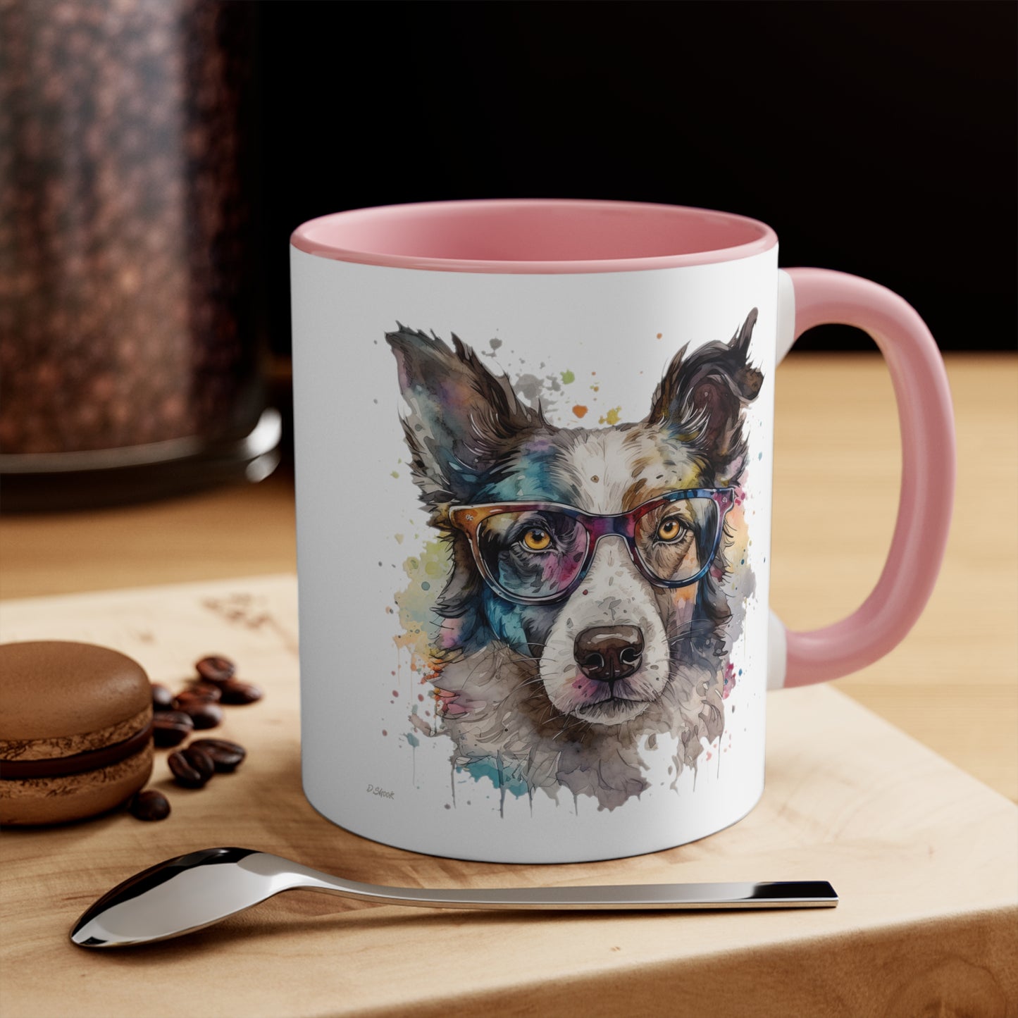 Border Collie 7 Accent Mugs