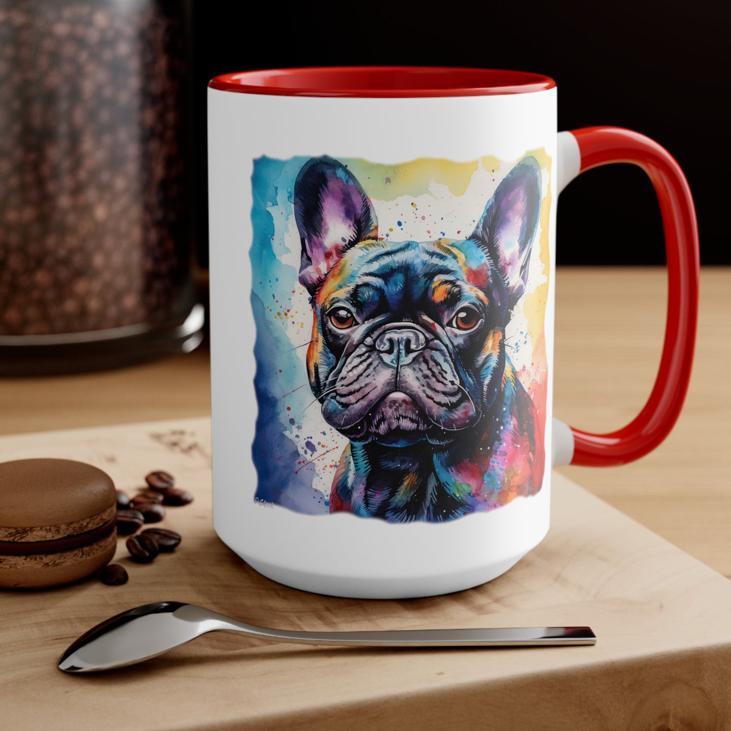 French Bulldog 2 Accent Mugs