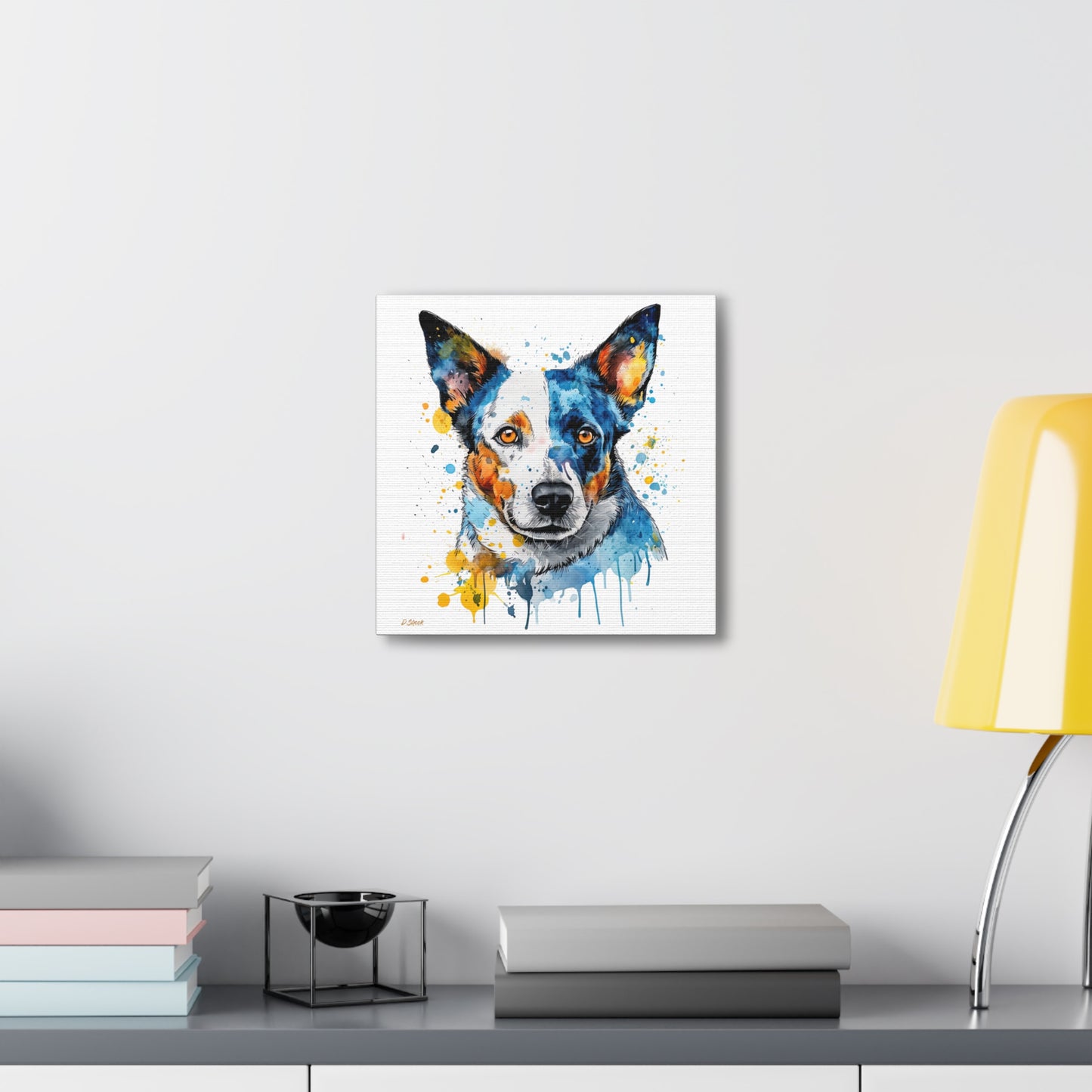Blue Heeler 2 Canvas Gallery Wraps