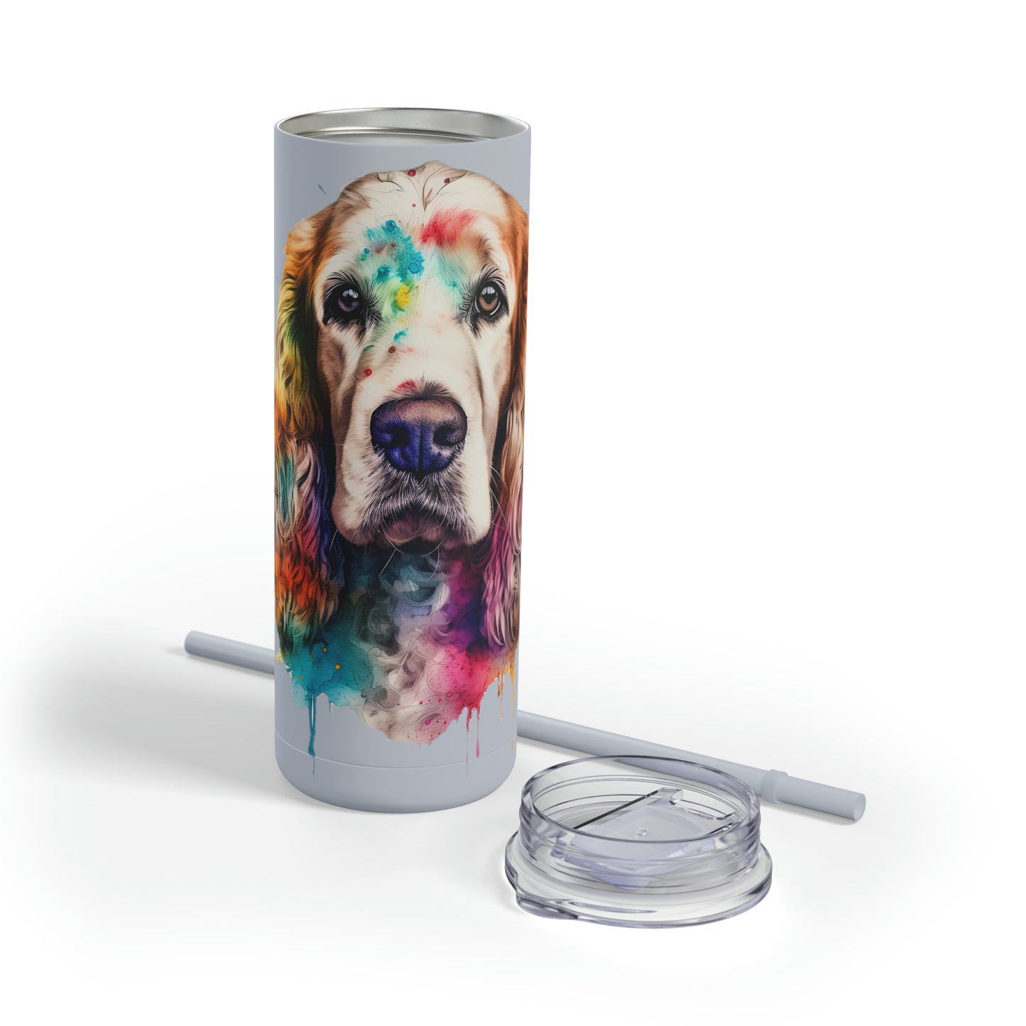 English Cocker Spaniel 2 Maars Maker Skinny Matte Tumbler, 20oz